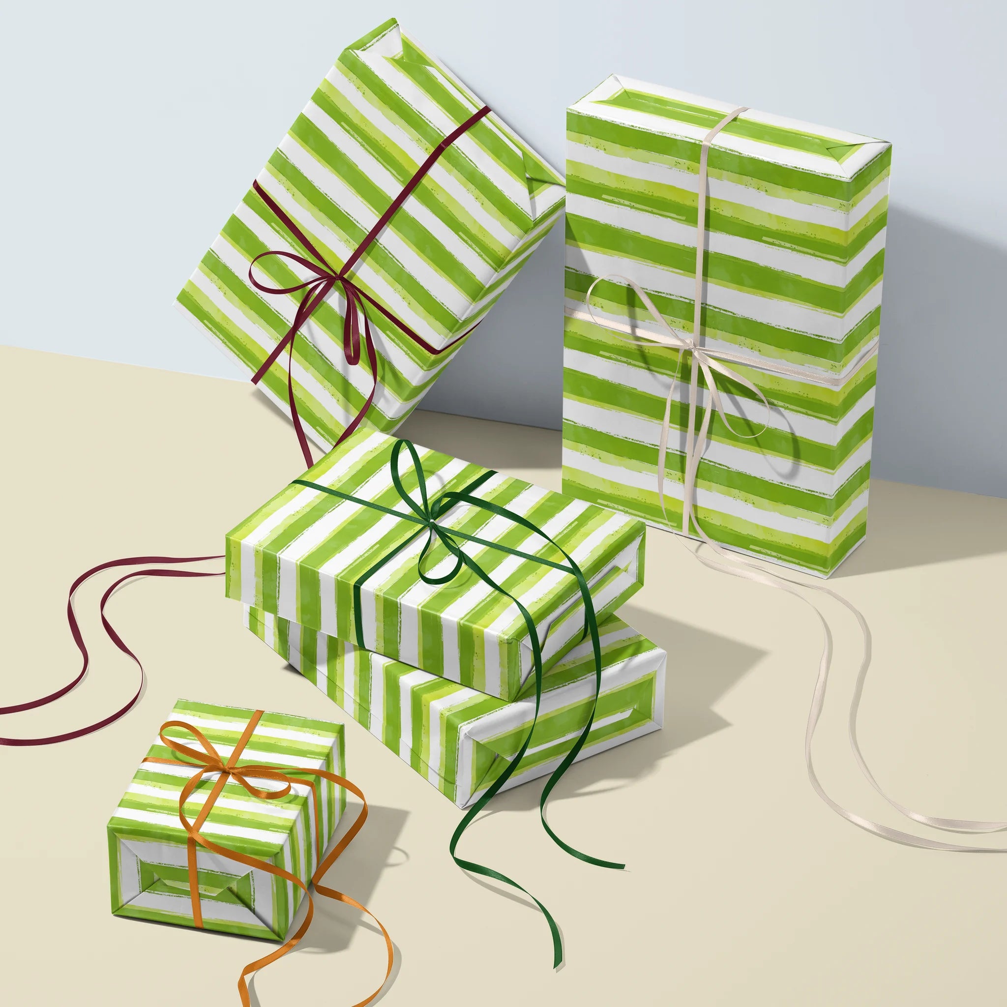 Stripe Up Your Day Gift Wrapping Paper