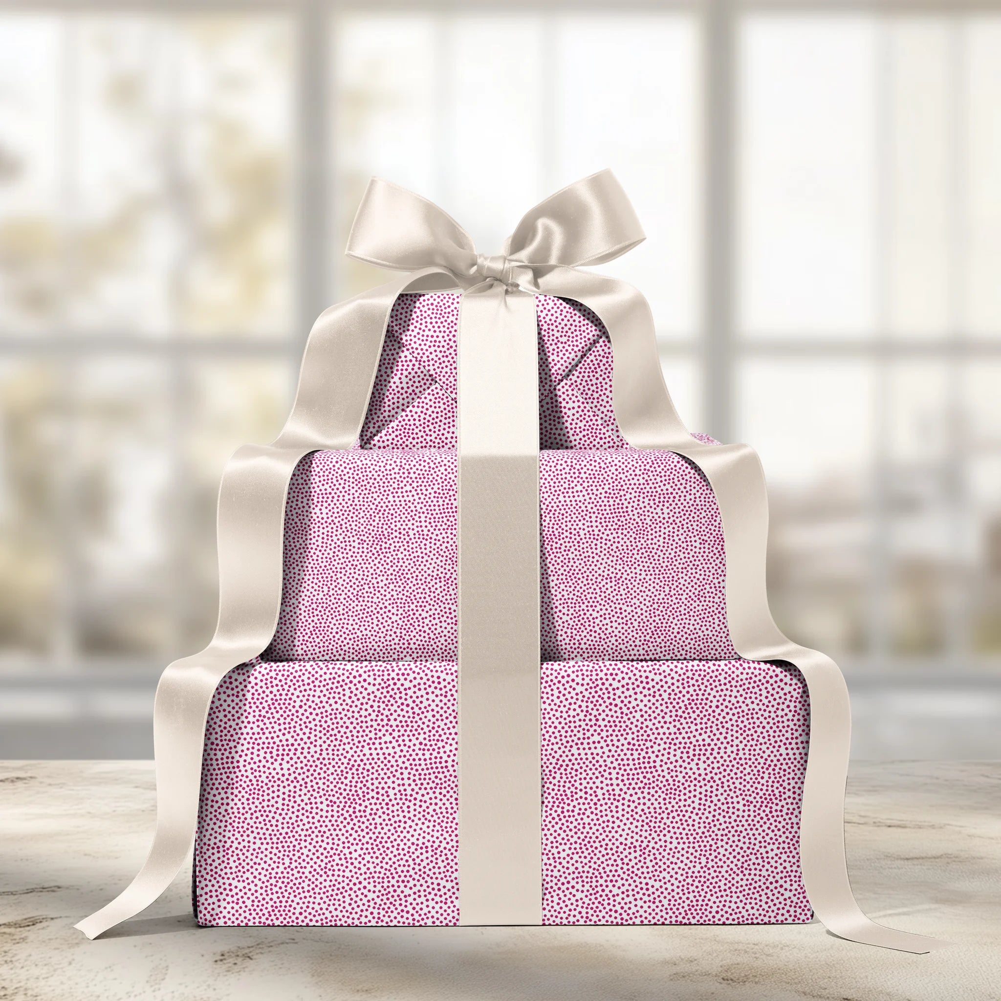 Dot You Worry Be Happy Gift Wrapping Paper