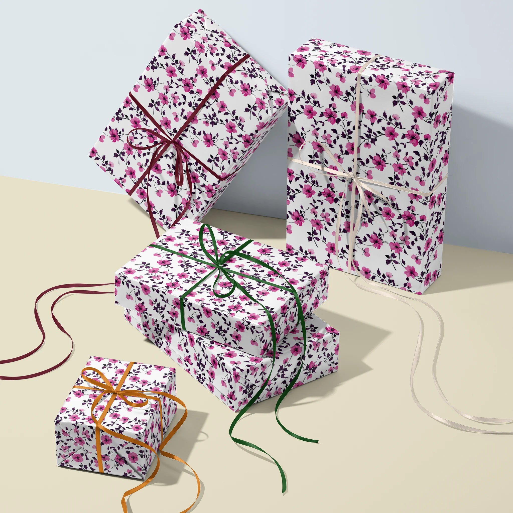 Flourishing In Pink Gift Wrapping Paper