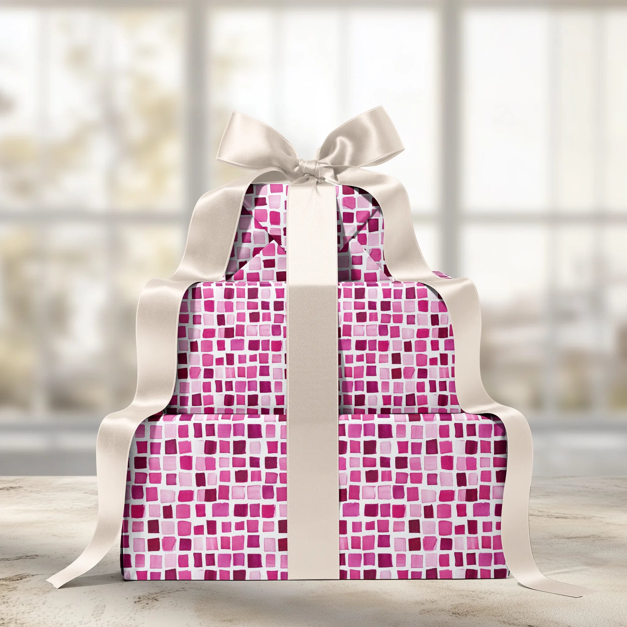 Check Your Color Gift Wrapping Paper