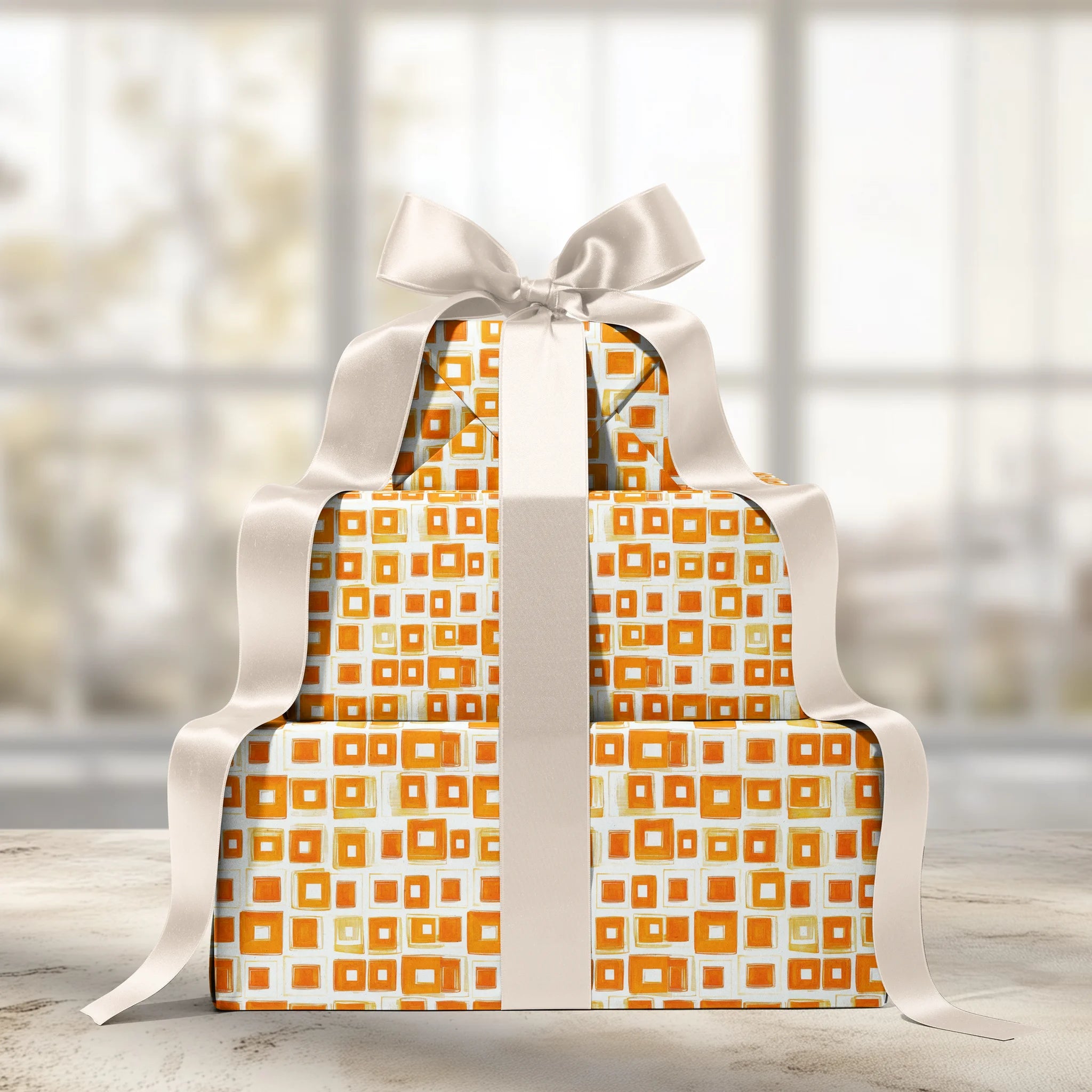 Box It Over Gift Wrapping Paper