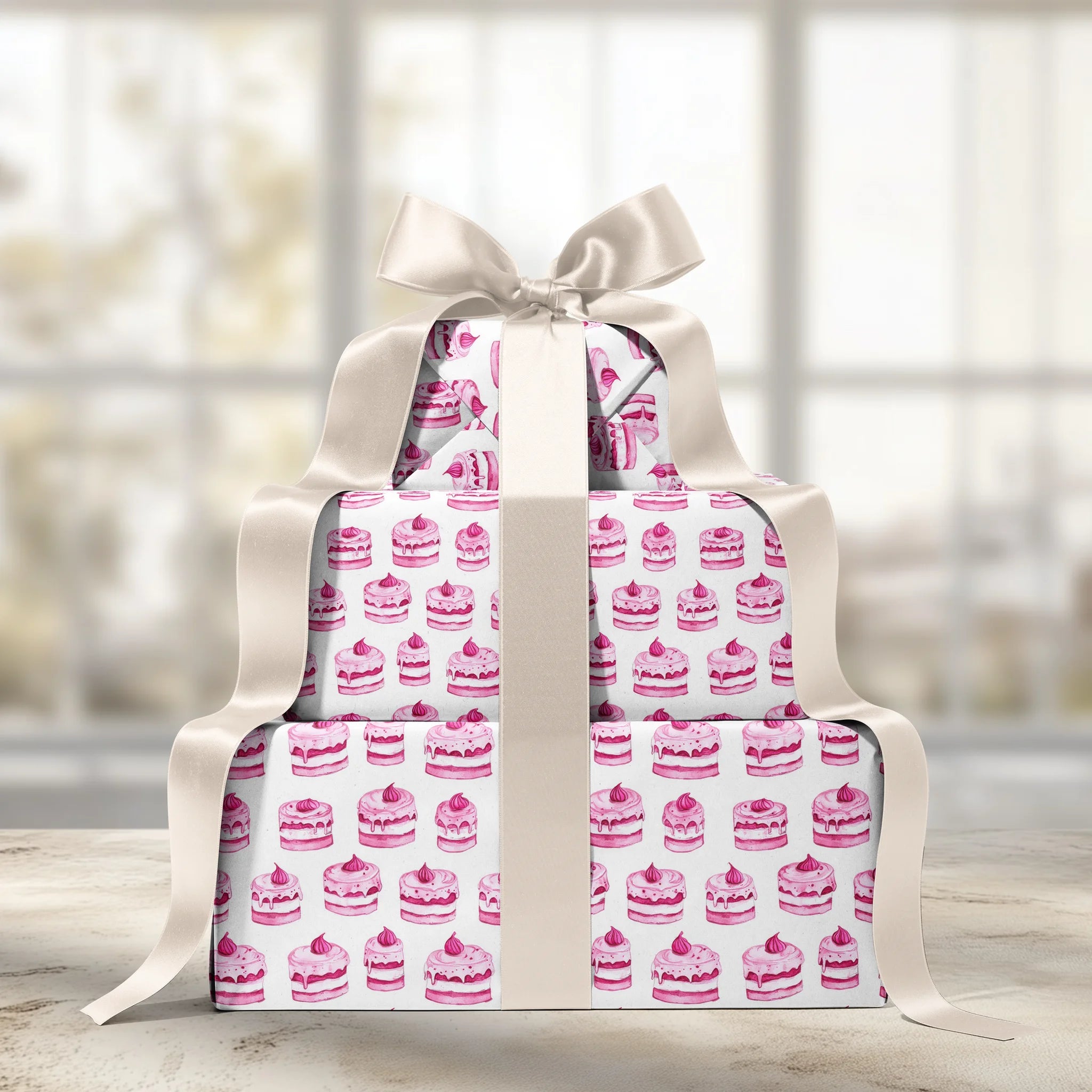 Cake Me Away Gift Wrapping Paper