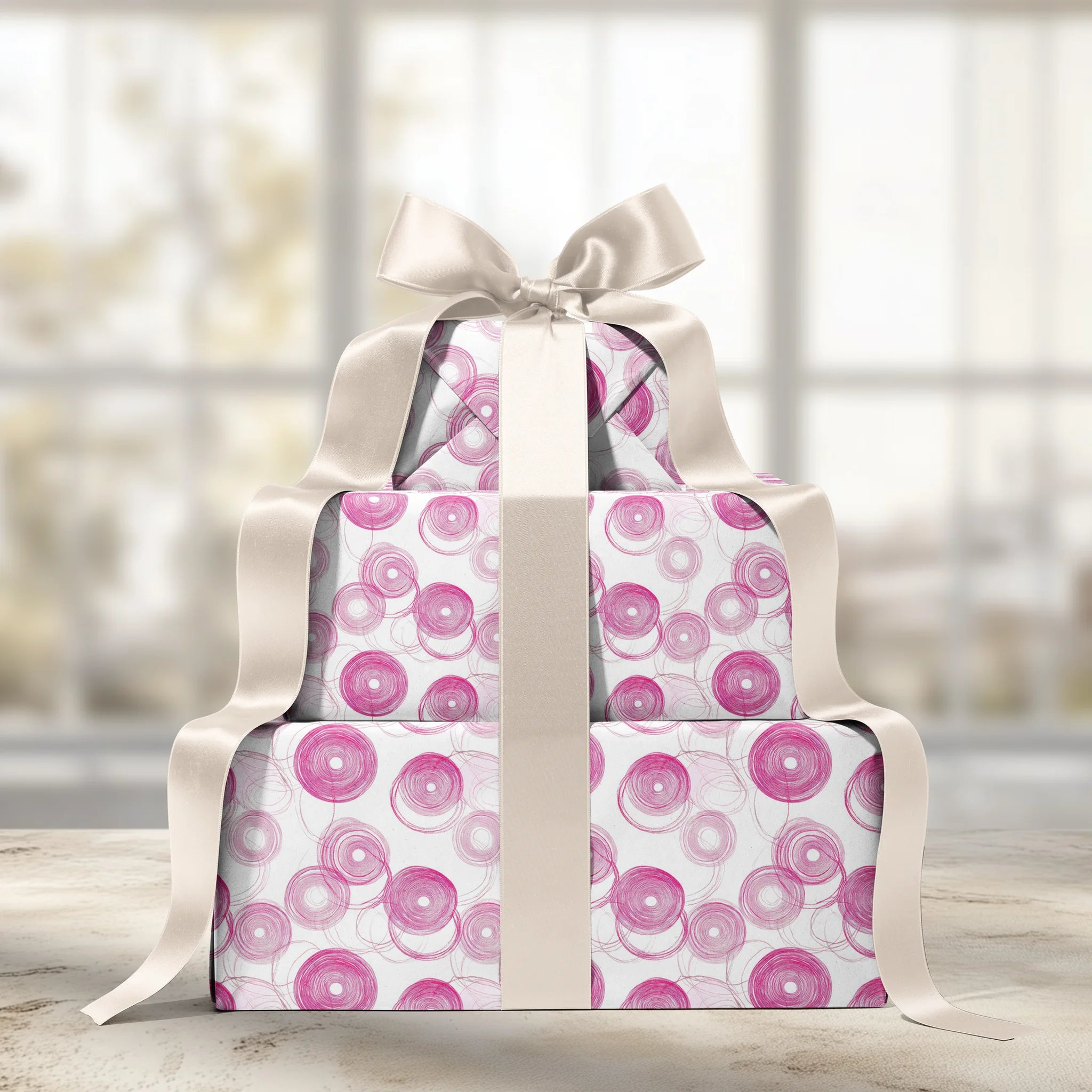 Round We Go Gift Wrapping Paper