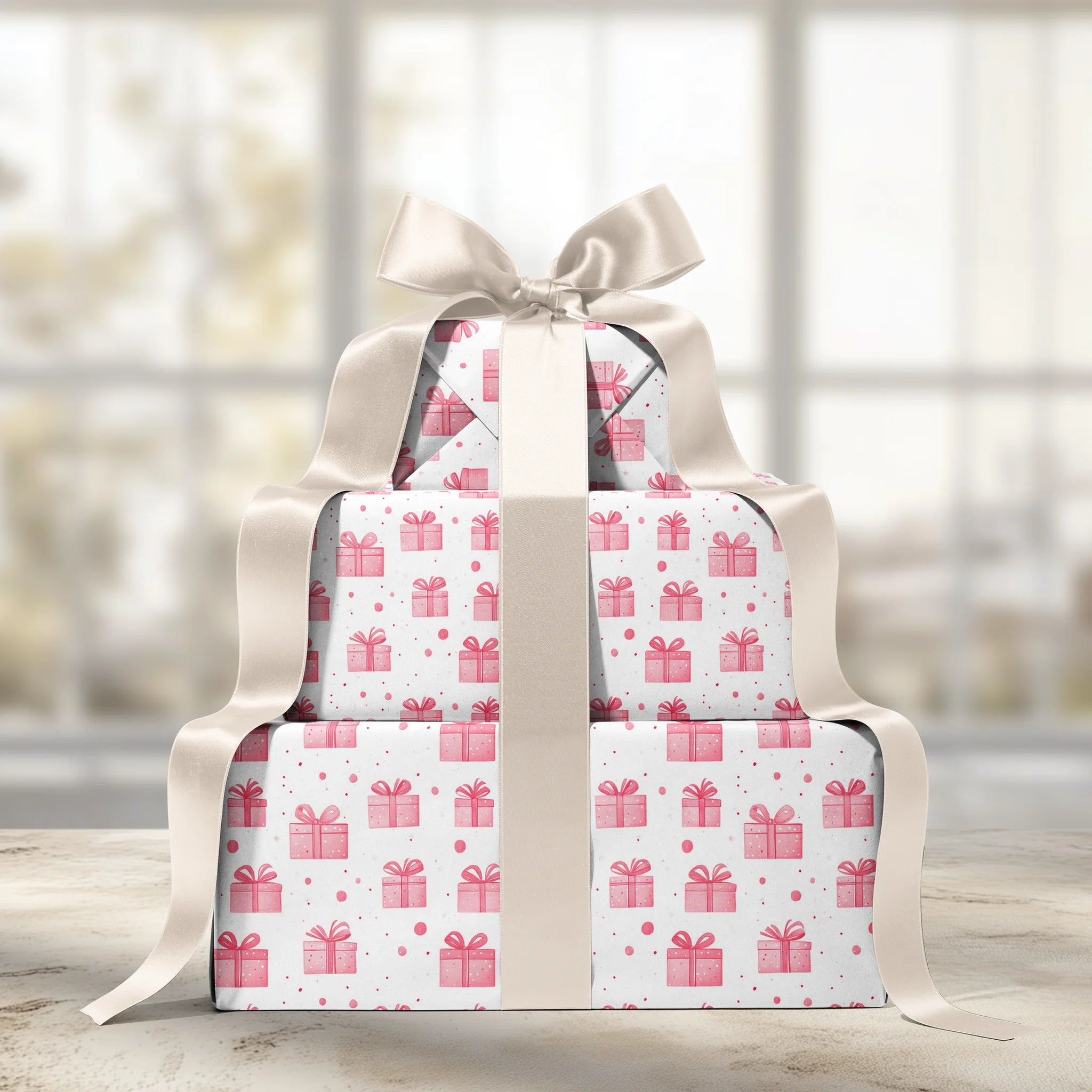 Present Tense Gift Wrapping Paper
