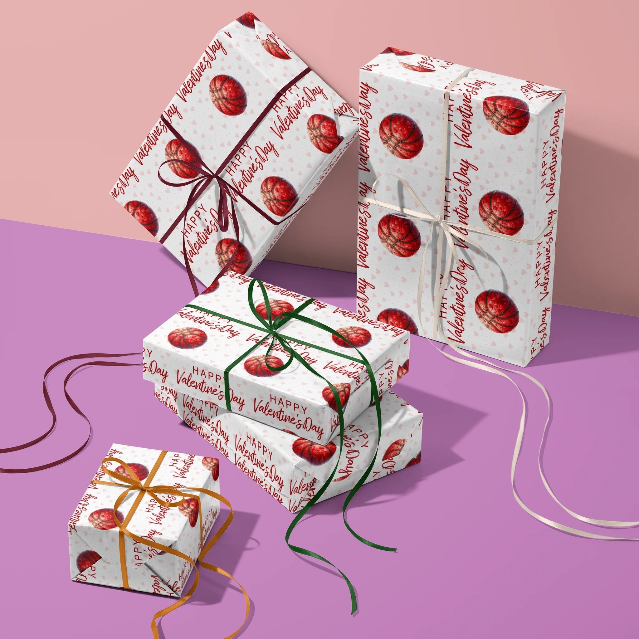 Playmaker Valentine Gift Wrapping Paper
