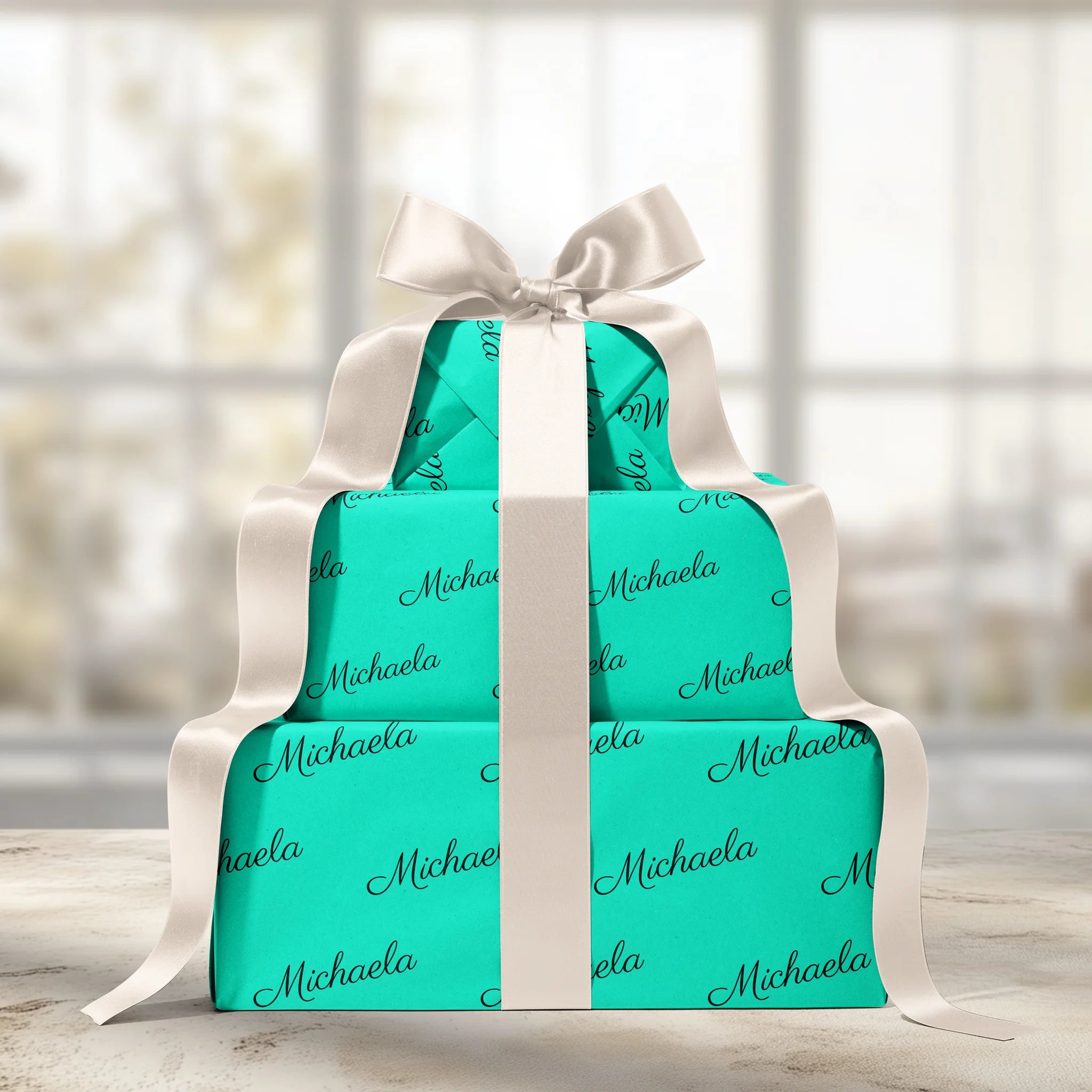 Signed, Name Delivered Gift Wrapping Paper