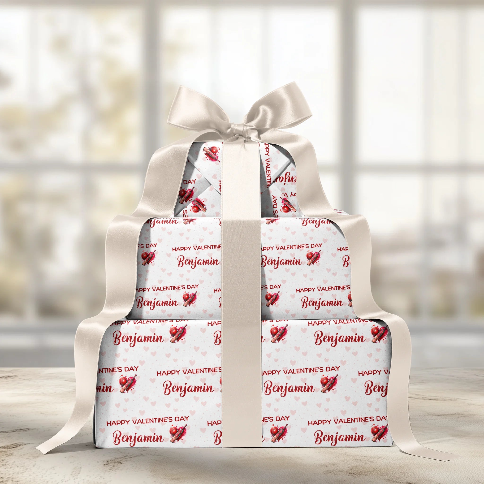 Love’s in the Layers Gift Wrapping Paper