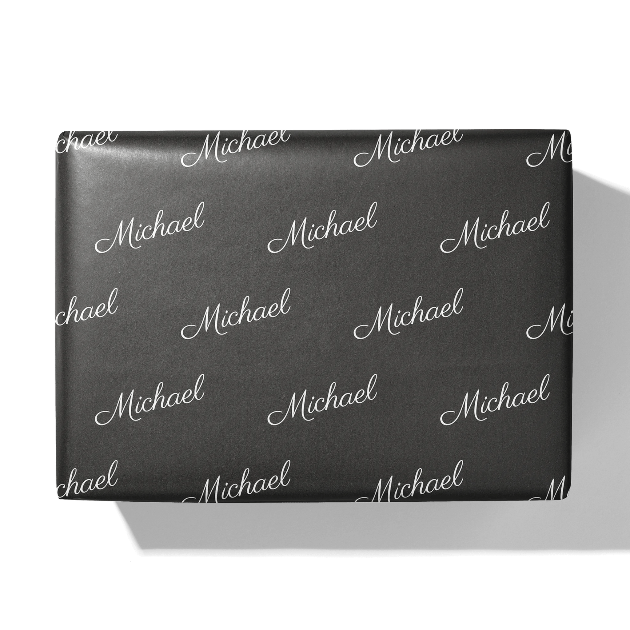 Name Drop Zone Gift Wrapping Paper