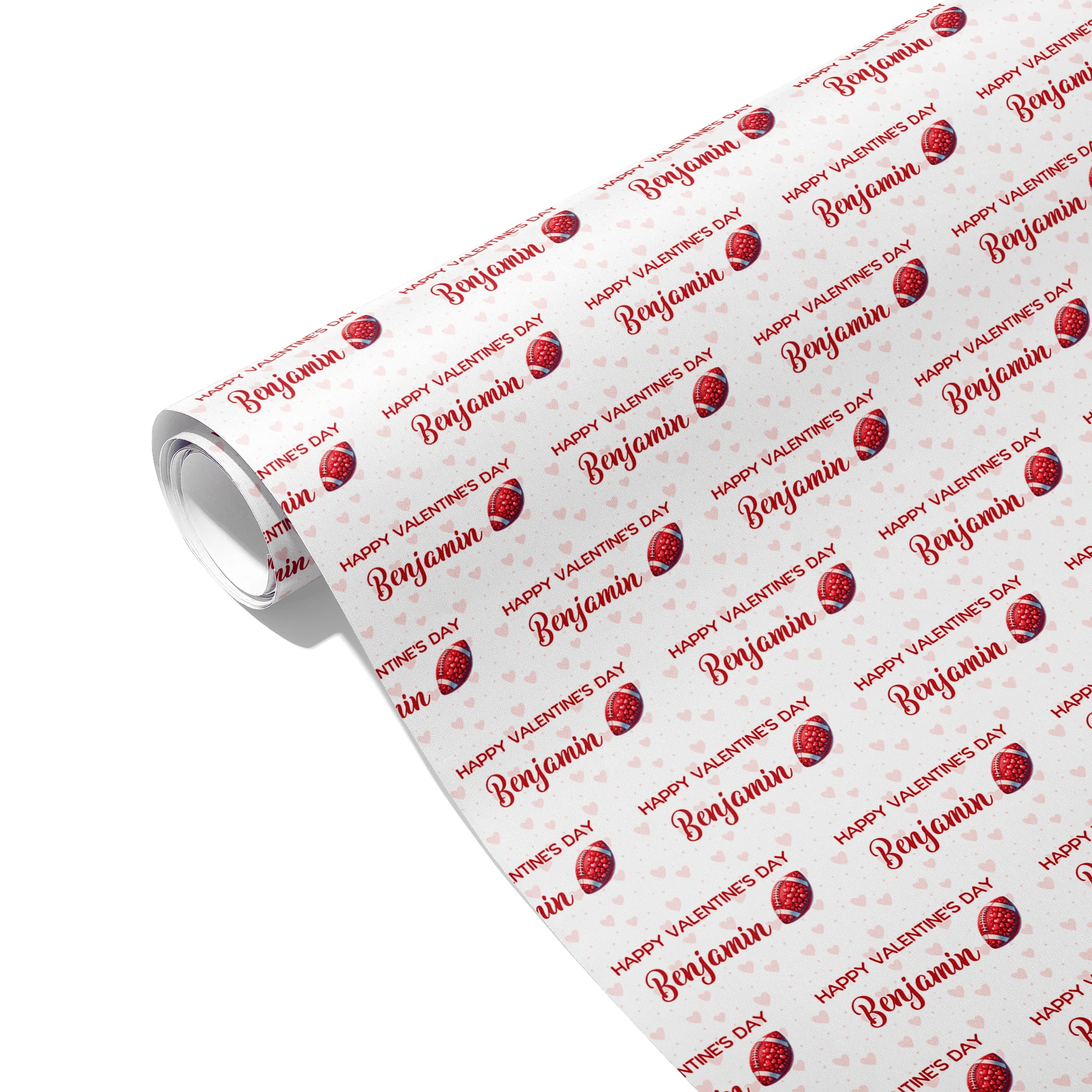 End Zone Embrace Gift Wrapping Paper
