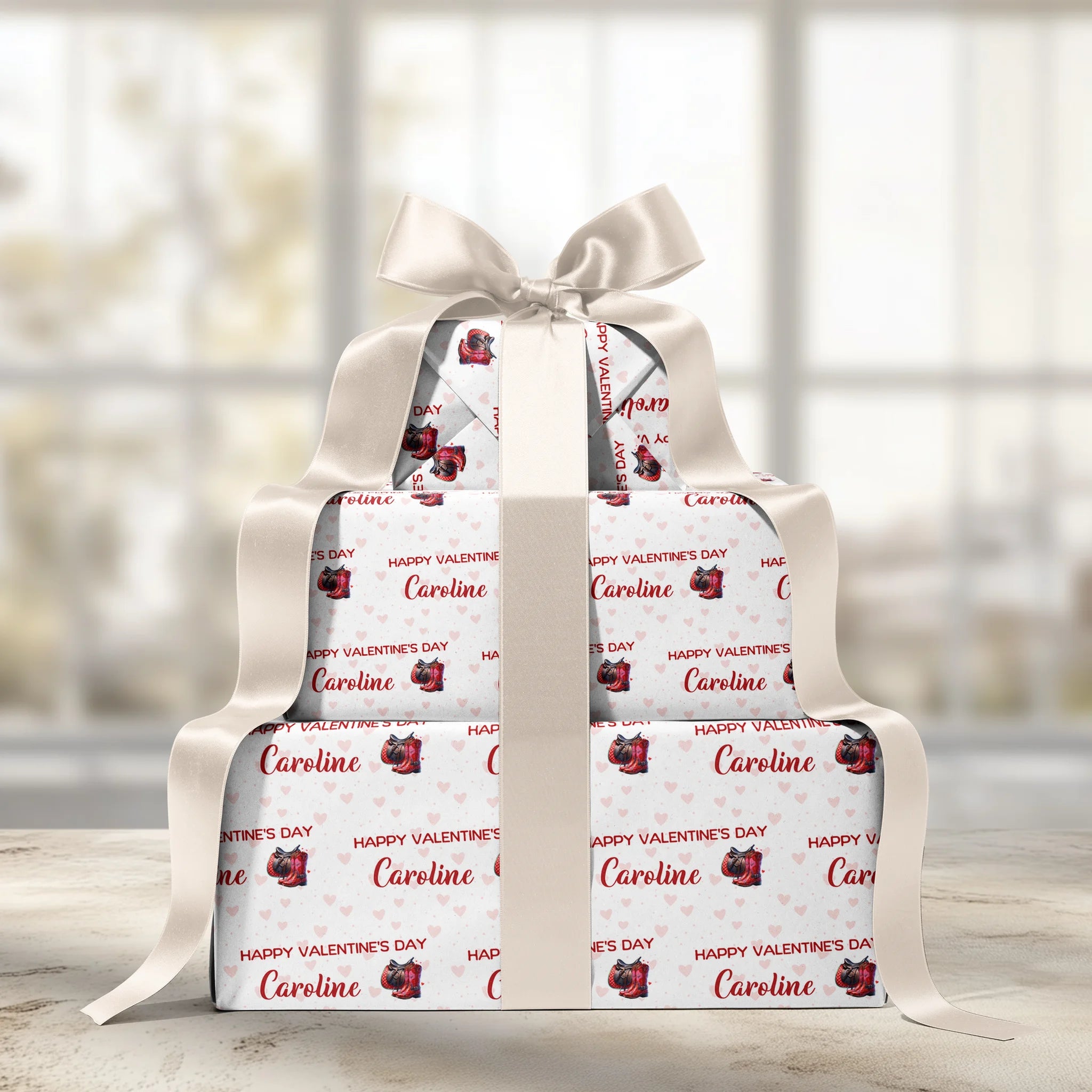 Love in Gallop Gift Wrapping Paper