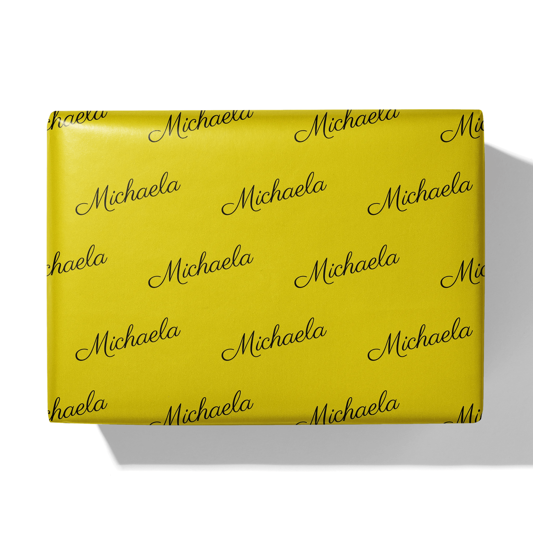 Name in Lights Gift Wrapping Paper