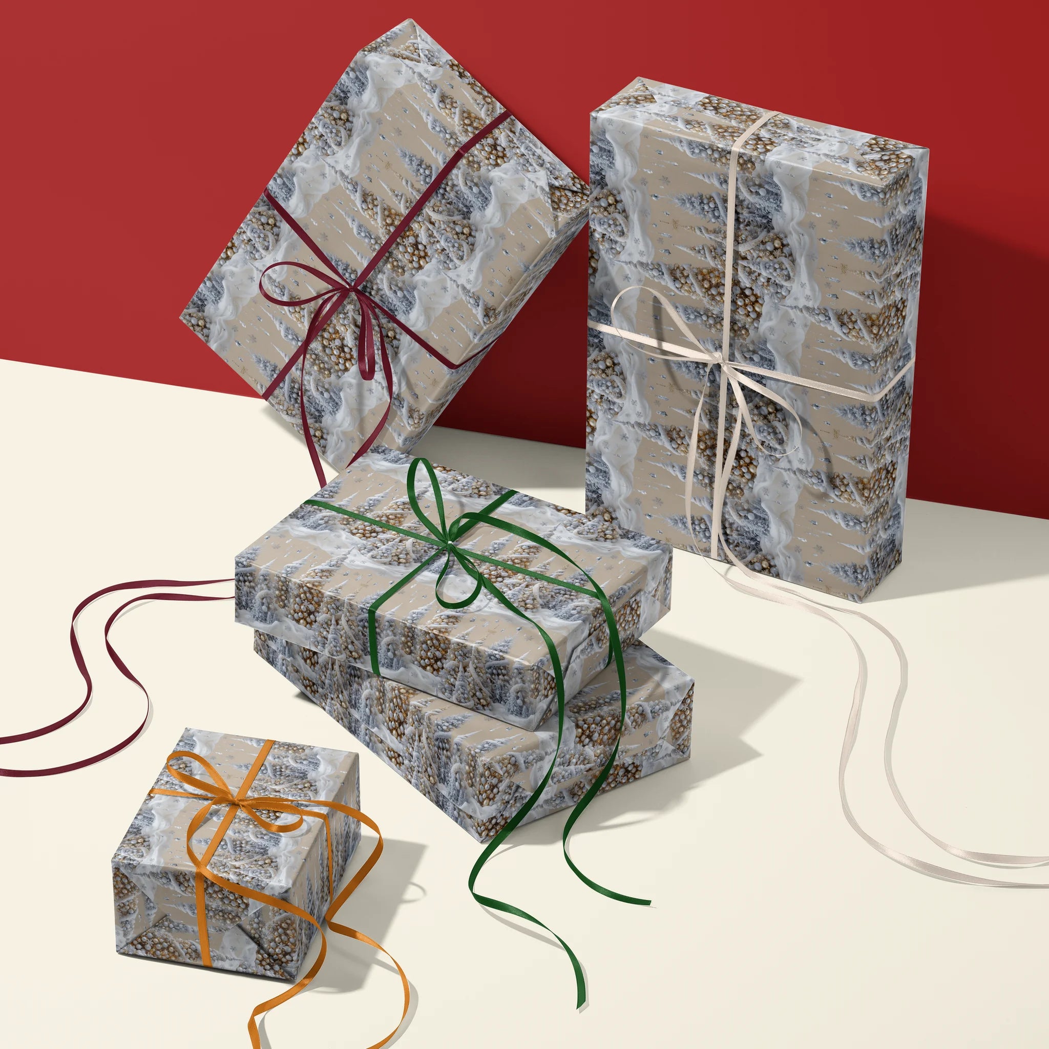 Pine Time Capsule Gift Wrapping Paper