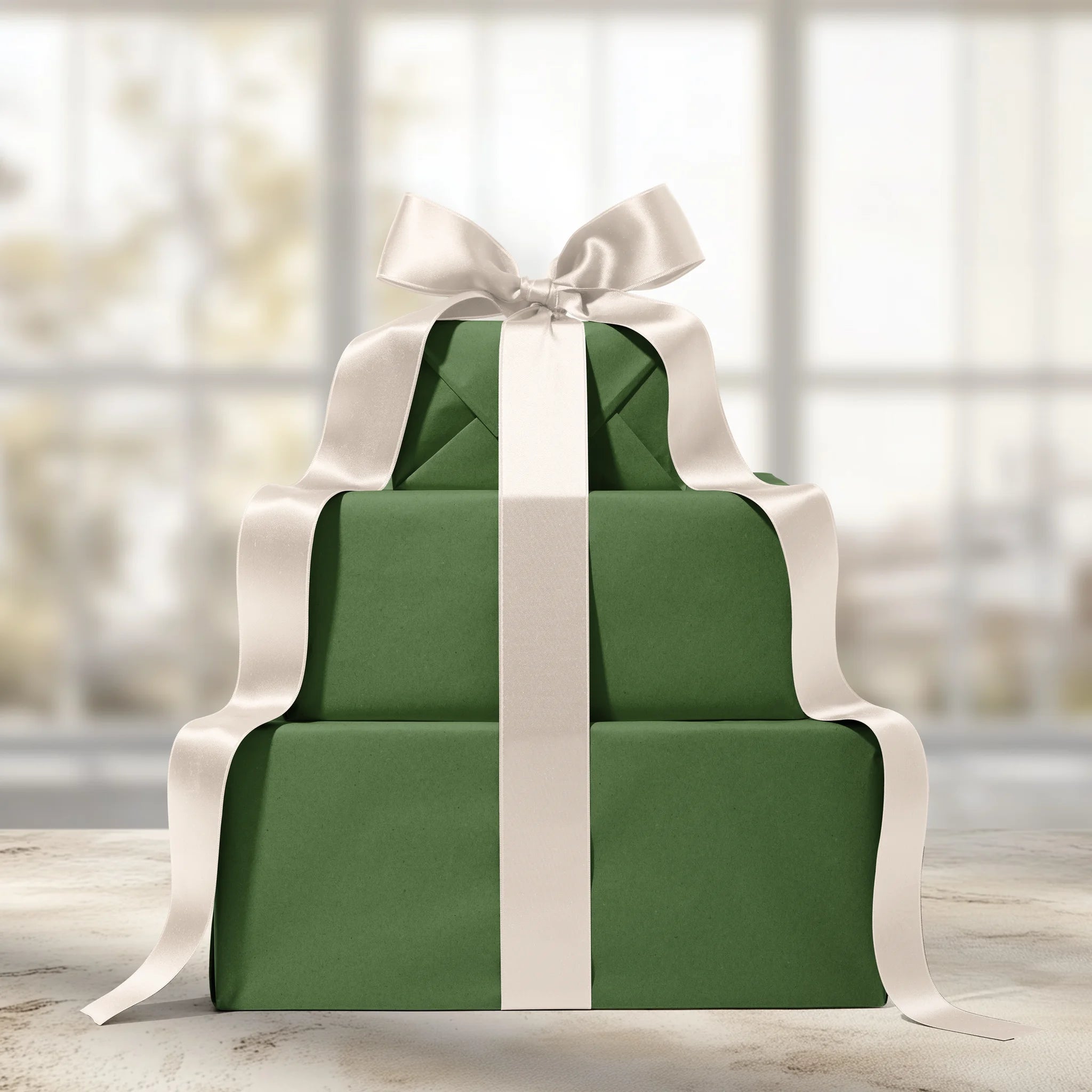 Green Believable Gift Wrapping Paper