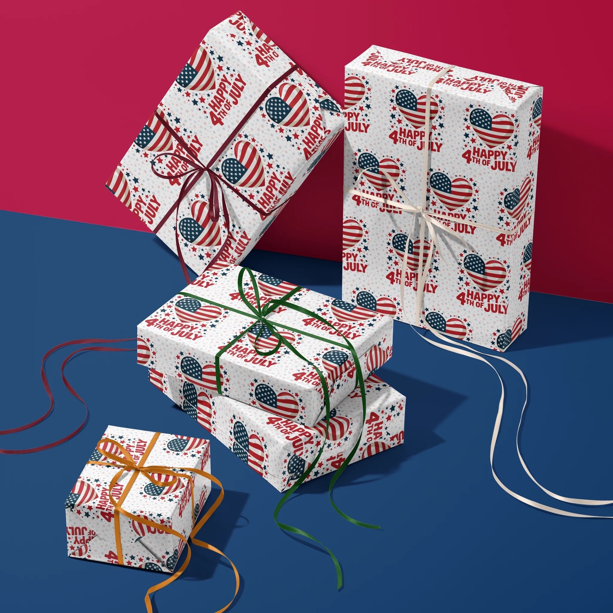 Heartfelt Holiday Wishes Gift Wrapping Paper