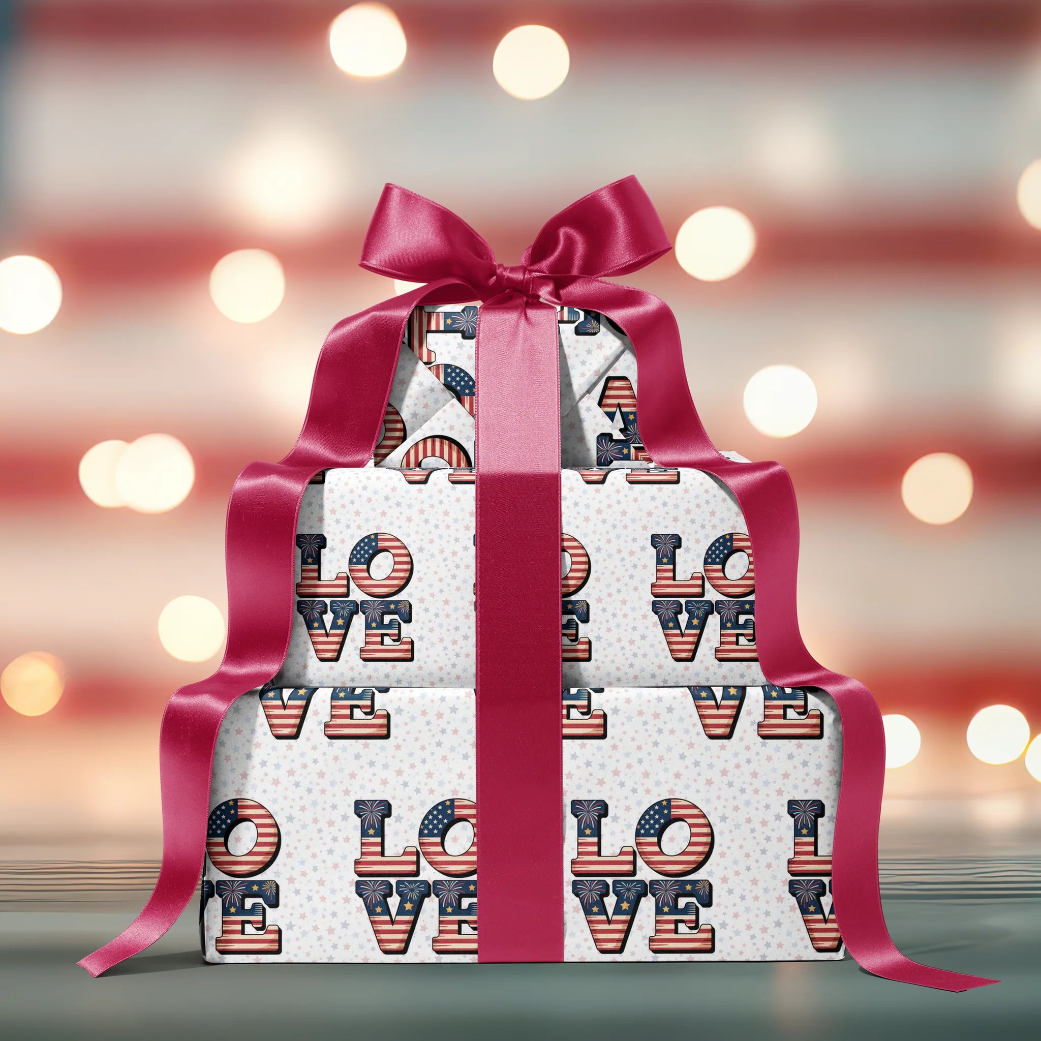 Love Supreme Fireworks Gift Wrapping Paper