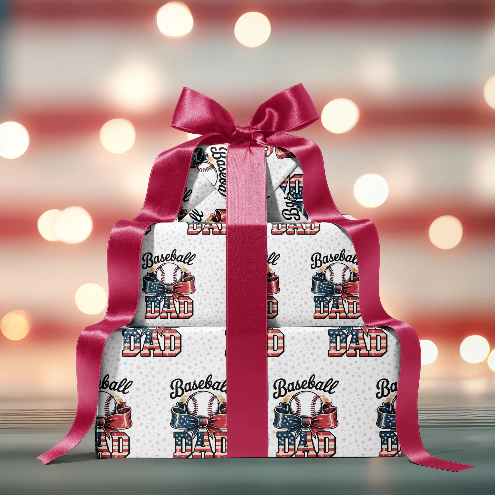 Home Plate Hero Gift Wrapping Paper