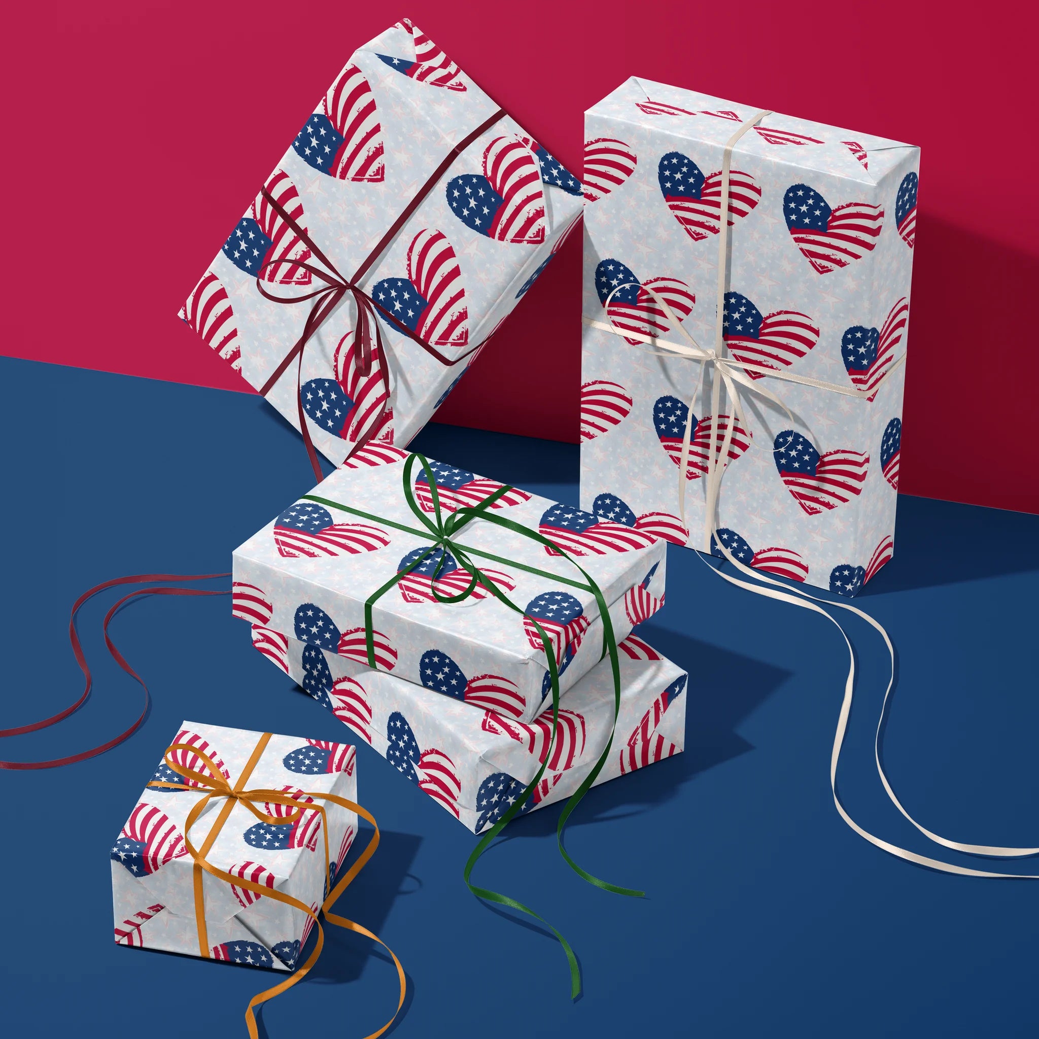 Heart for Freedom Gift Wrapping Paper