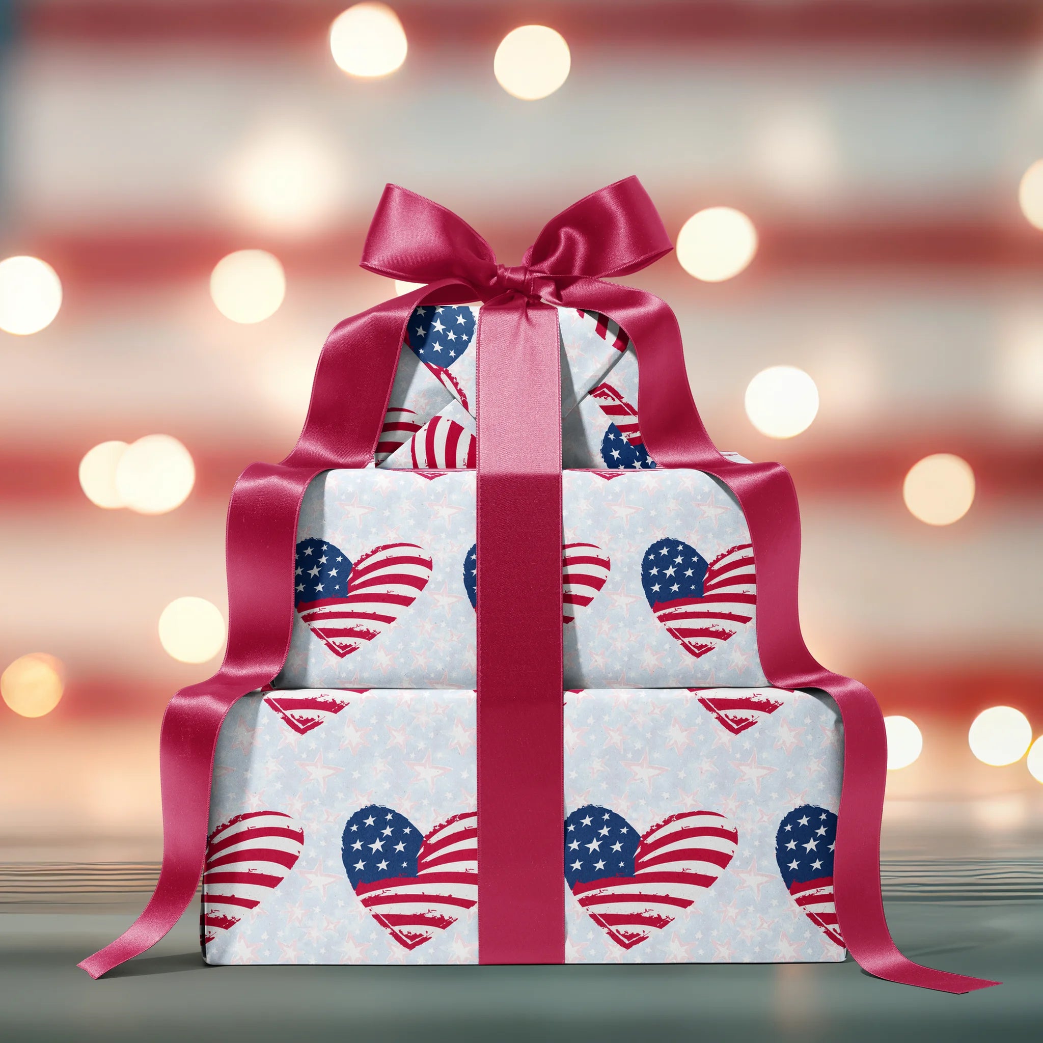 Heart for Freedom Gift Wrapping Paper