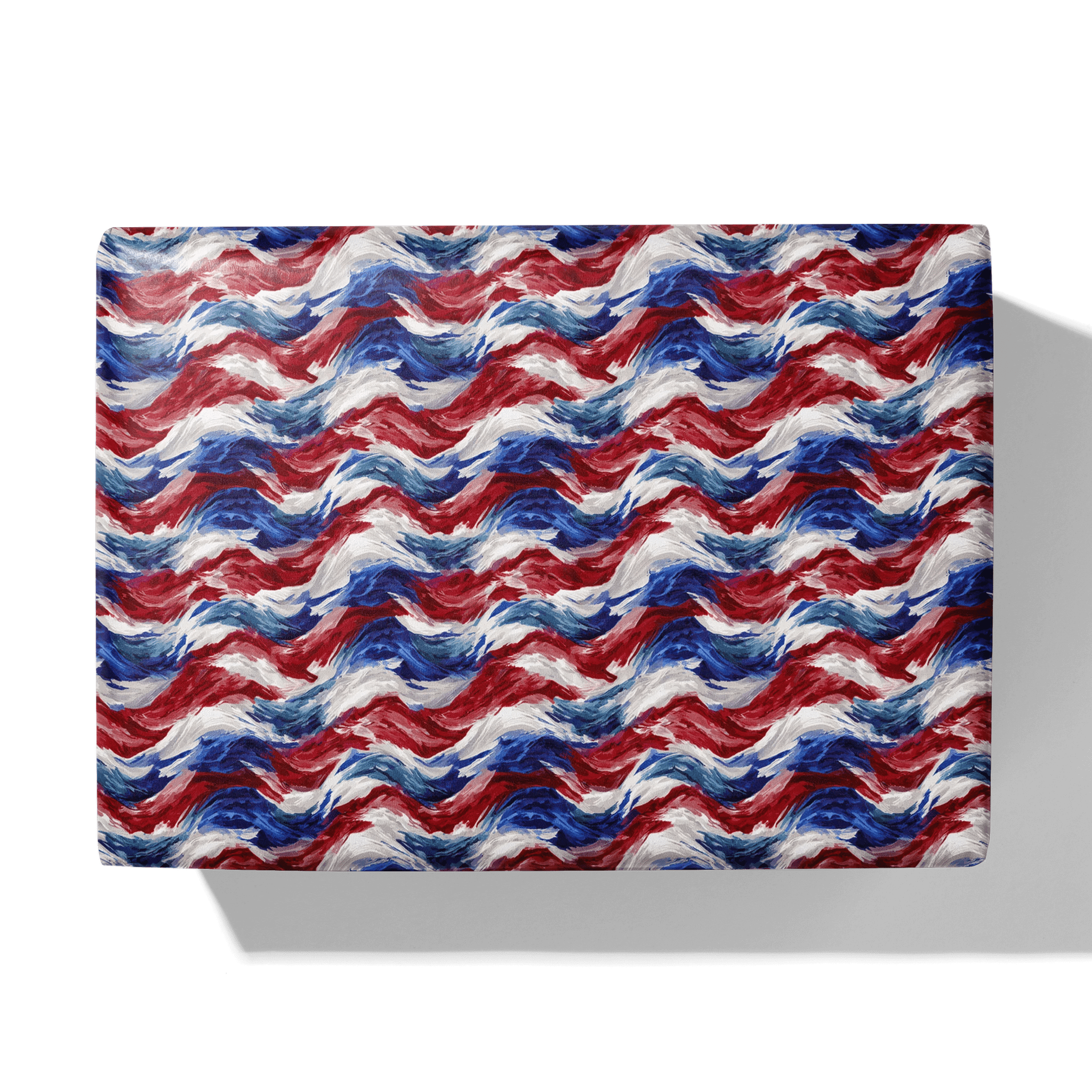 Painted Patriot Brushstrokes Gift Wrapping Paper