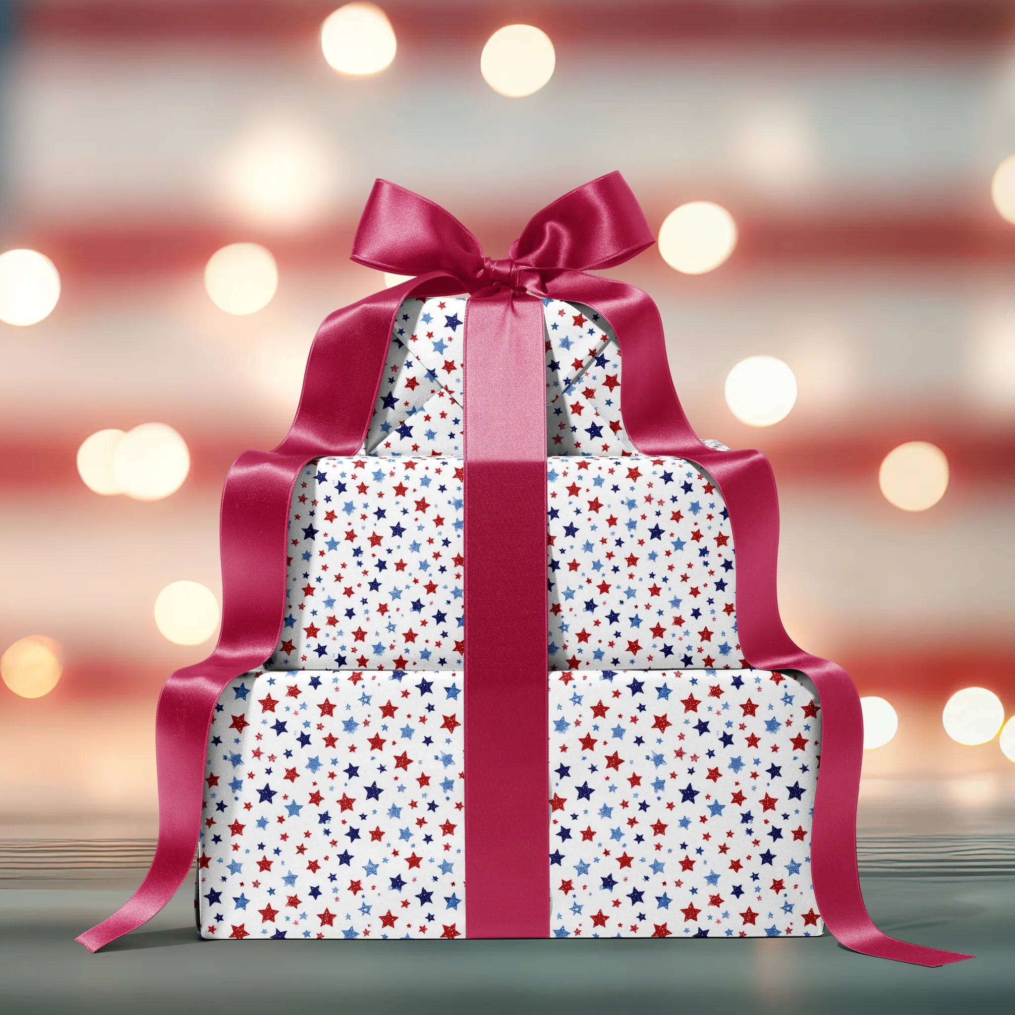 Stellar Scattered Stars Gift Wrapping Paper