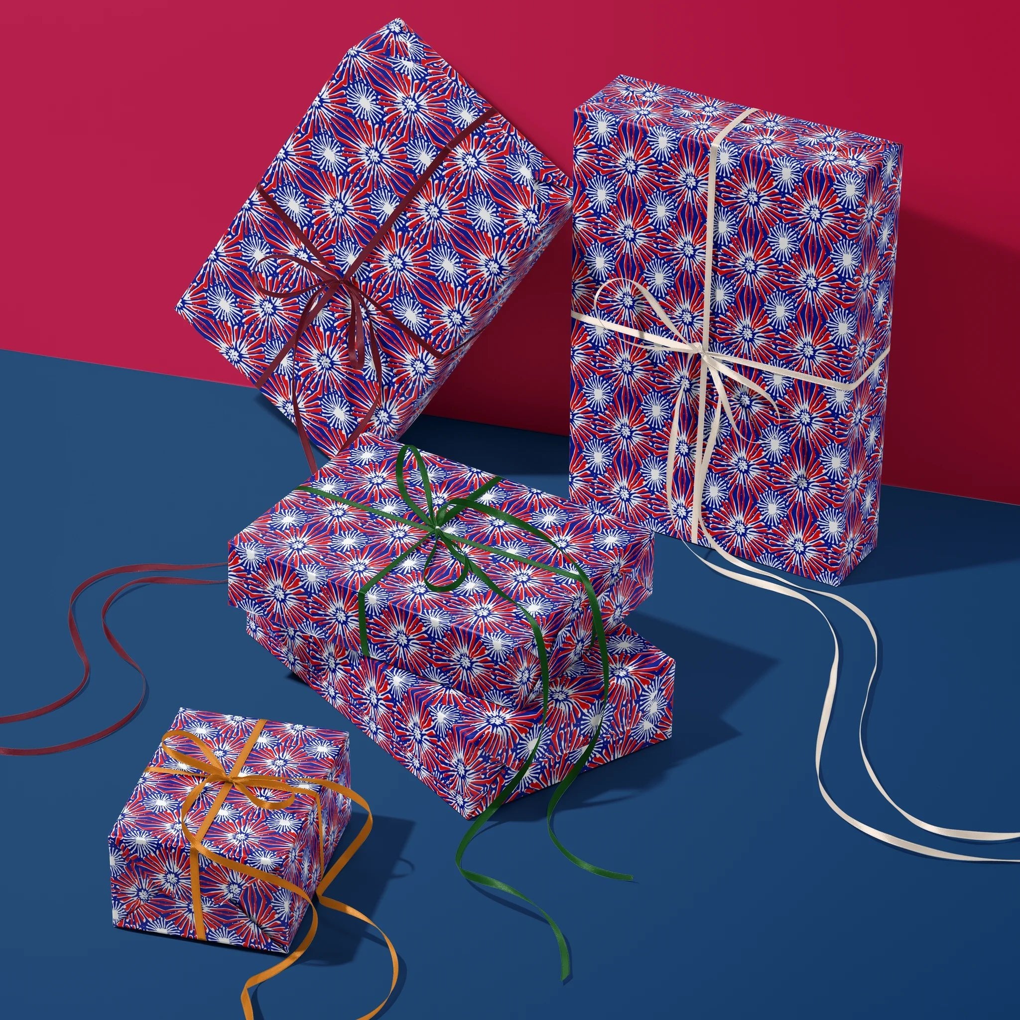 Burst of Stars Gift Wrapping Paper