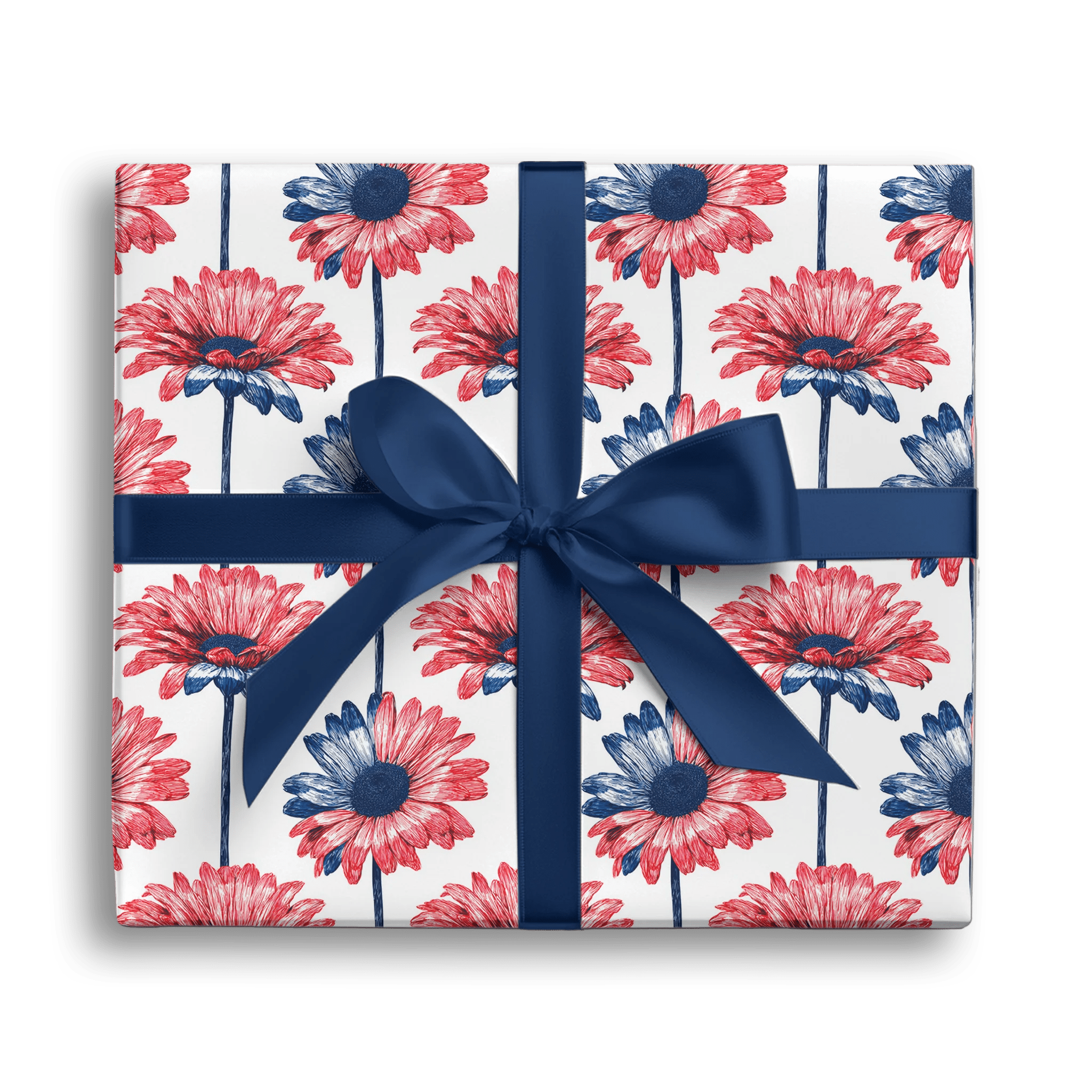 Seamless Patriotic Salute Gift Wrapping Paper