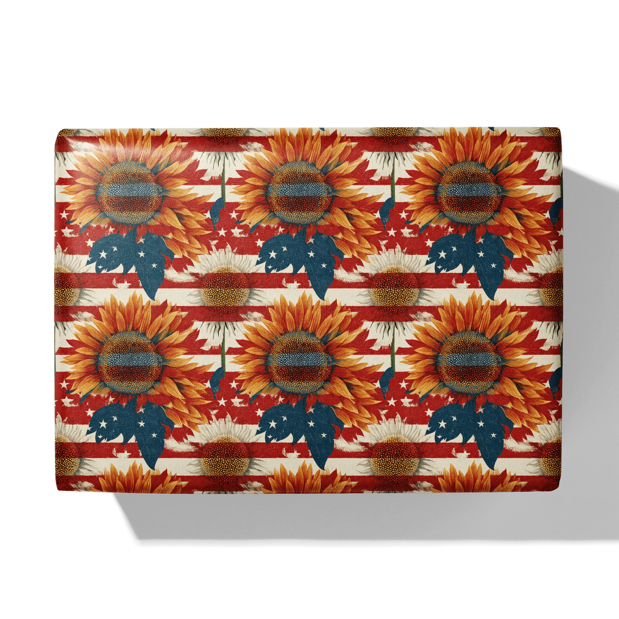 Vintage Victory Sunflowers Gift Wrapping Paper