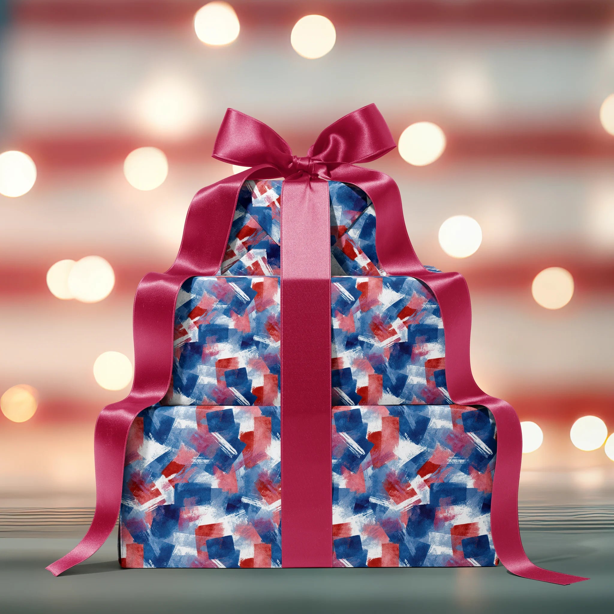 Brushed Beauty Strokes Gift Wrapping Paper