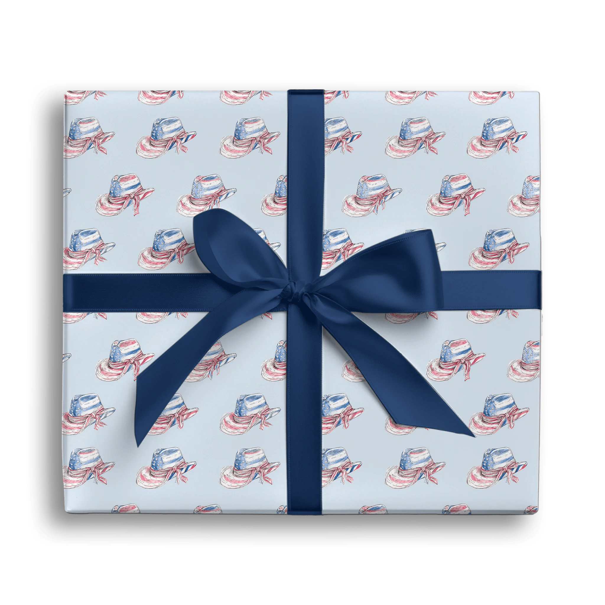 Western Salute Hats Gift Wrapping Paper