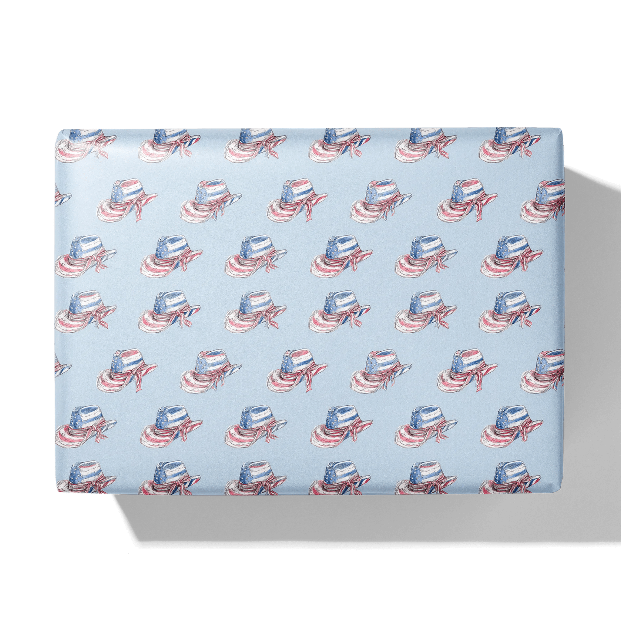 Western Salute Hats Gift Wrapping Paper