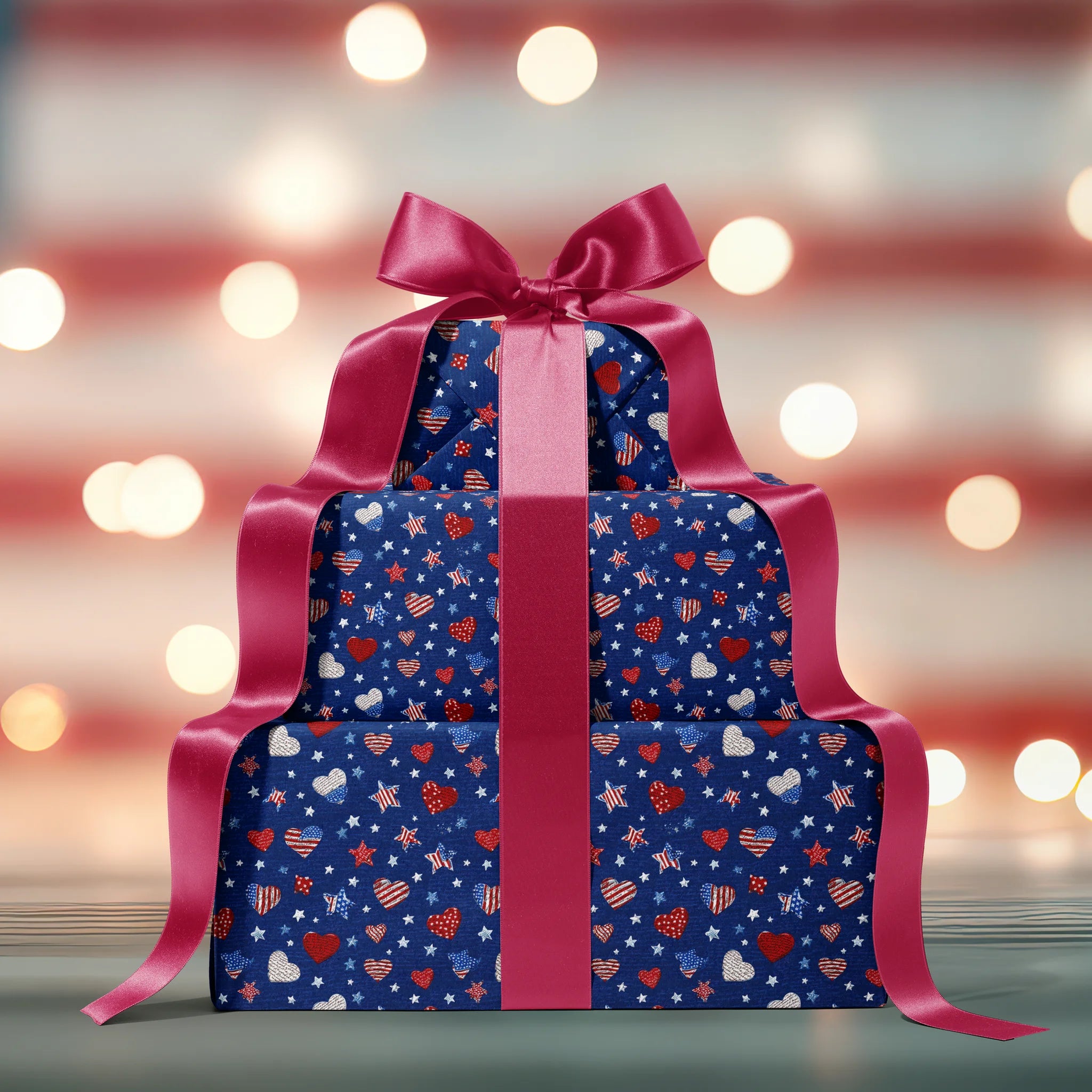 Heartfelt Heritage Romance Gift Wrapping Paper