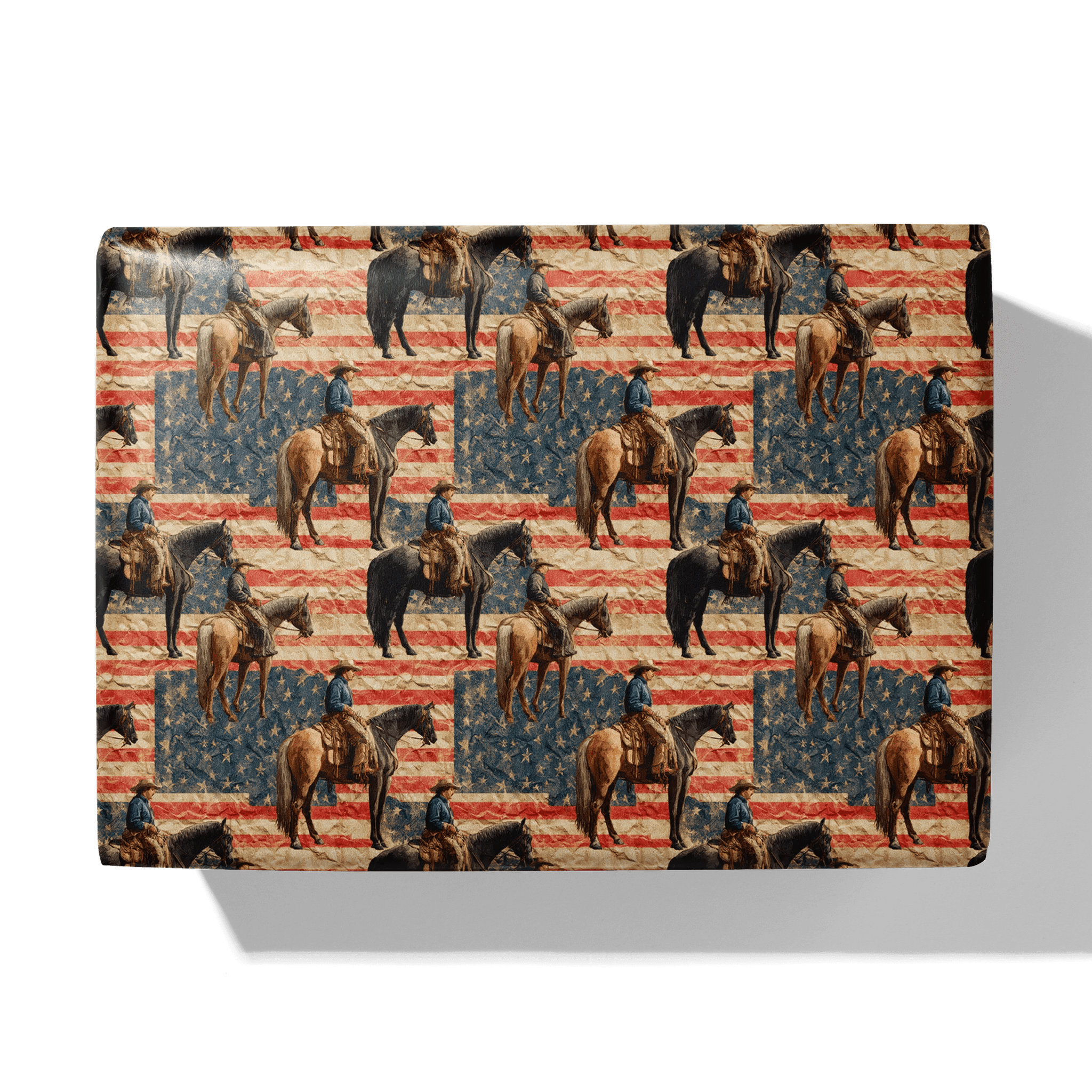 Rugged Riding Cowboys Gift Wrapping Paper