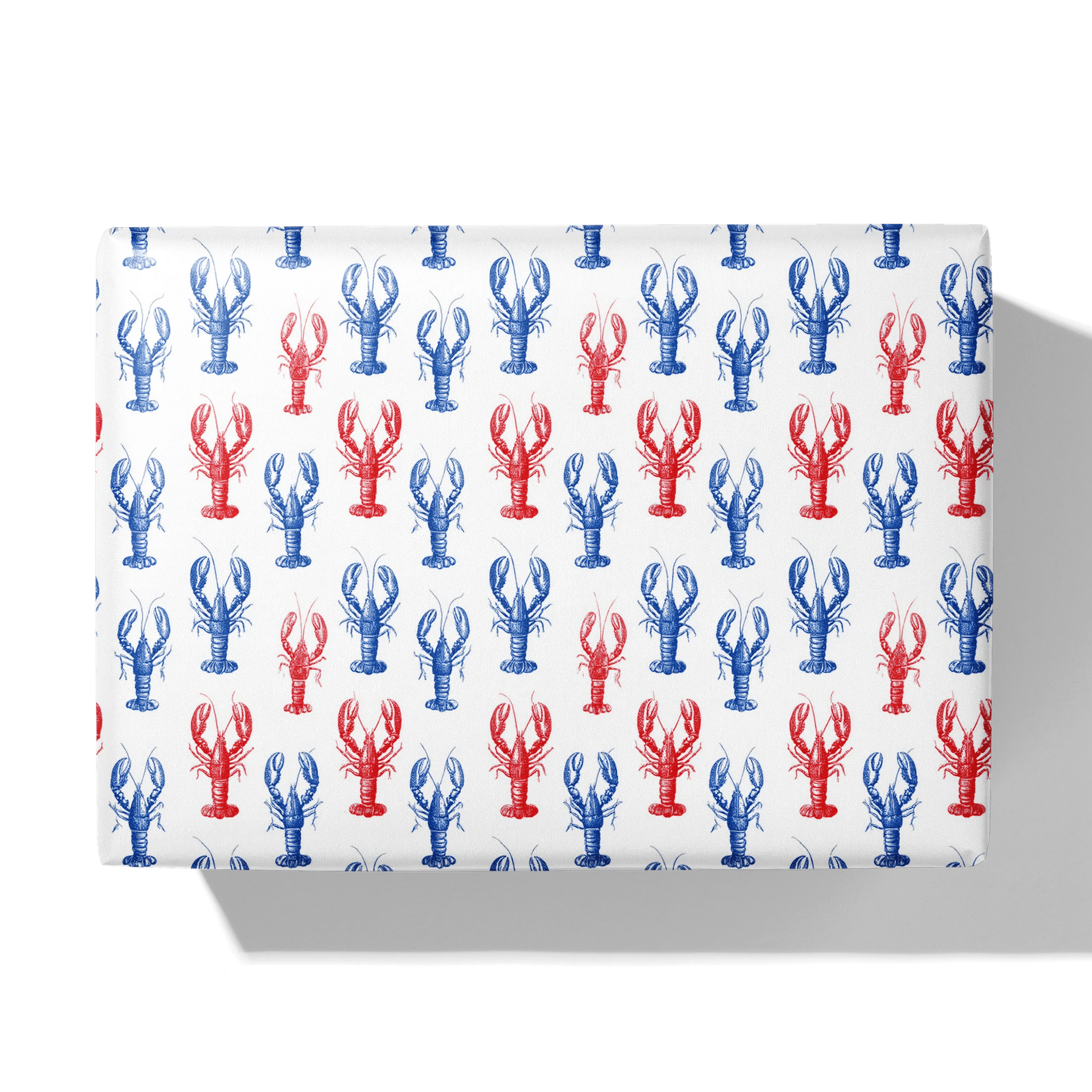 Lobster Liberty Rows Gift Wrapping Paper