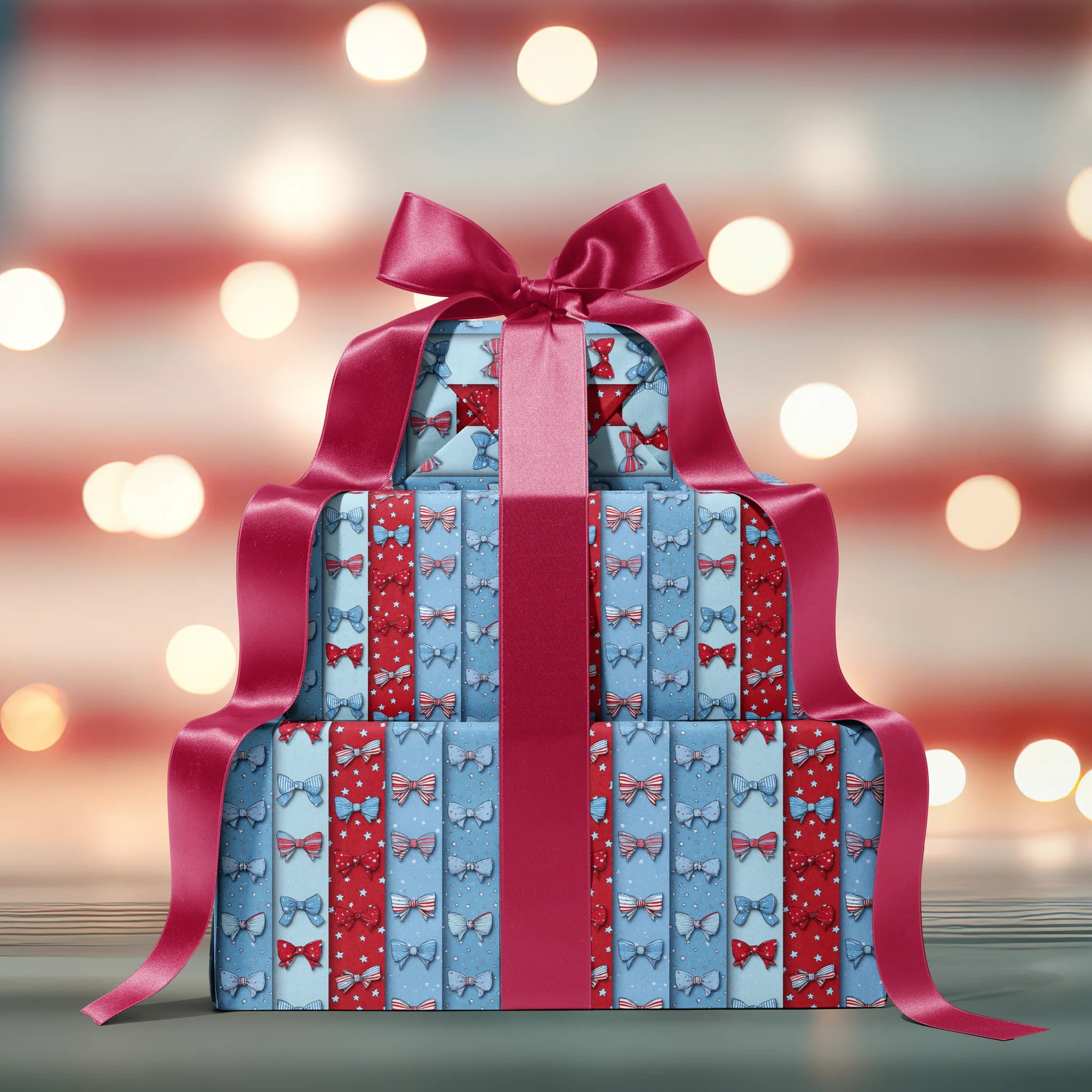 Bow-tiful Banner Glory Gift Wrapping Paper