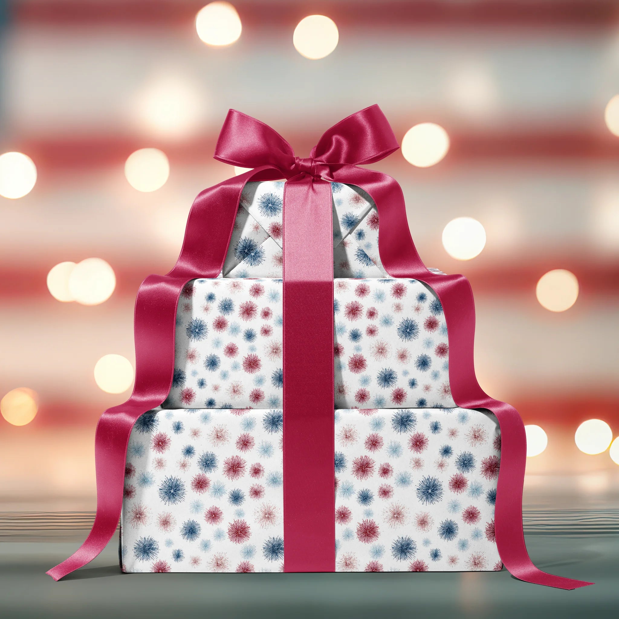 Firework Fantasy Bursts Gift Wrapping Paper