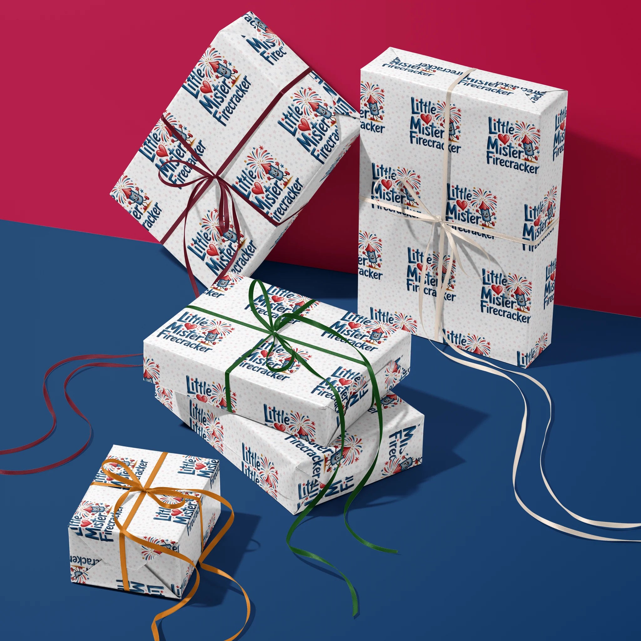 Little Sparkler Character Gift Wrapping Paper