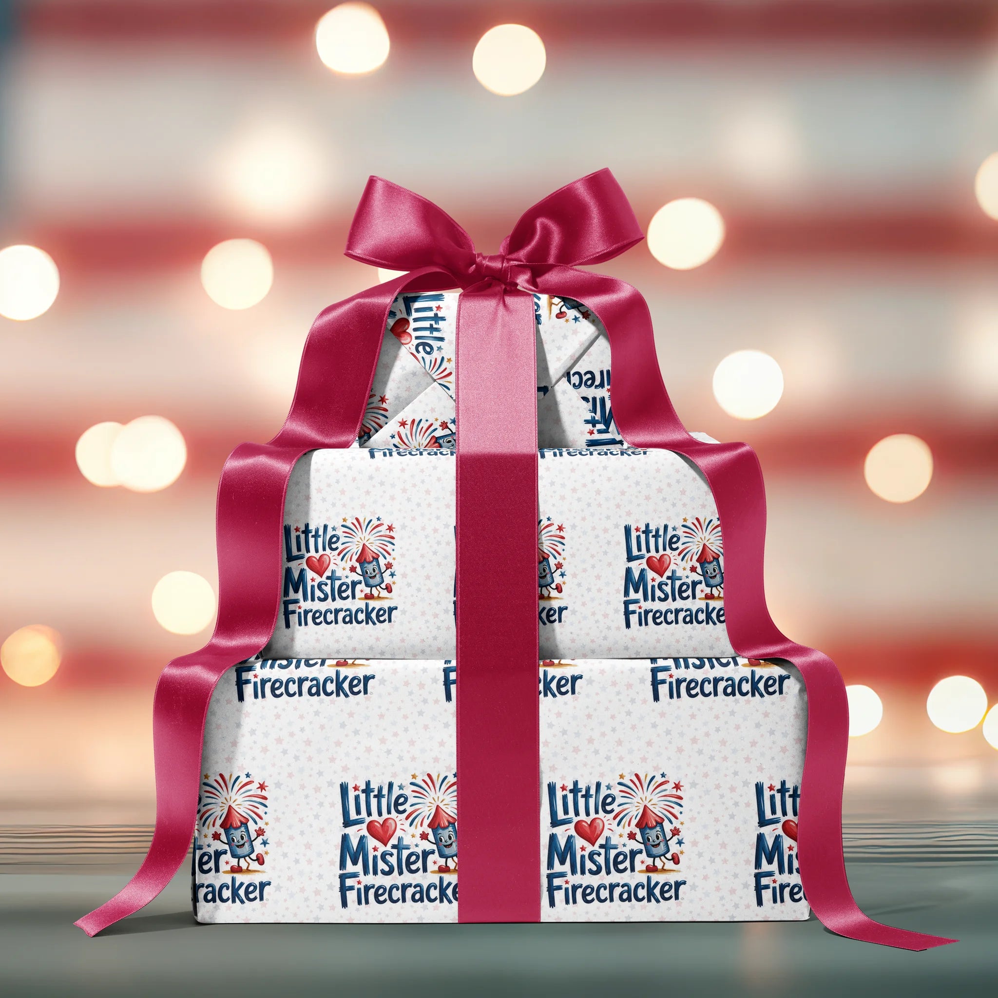 Little Sparkler Character Gift Wrapping Paper