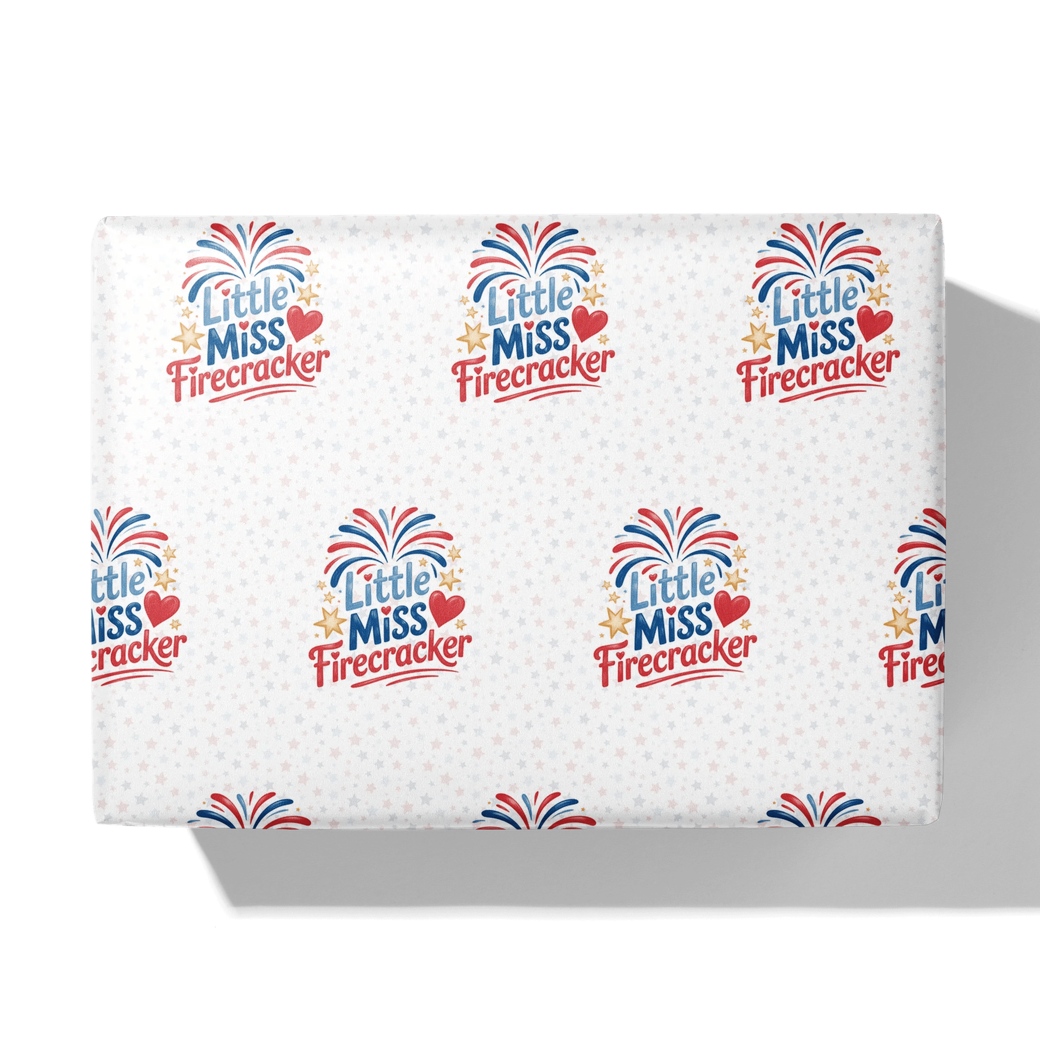 Tiny Sparkler Firecracker Gift Wrapping Paper