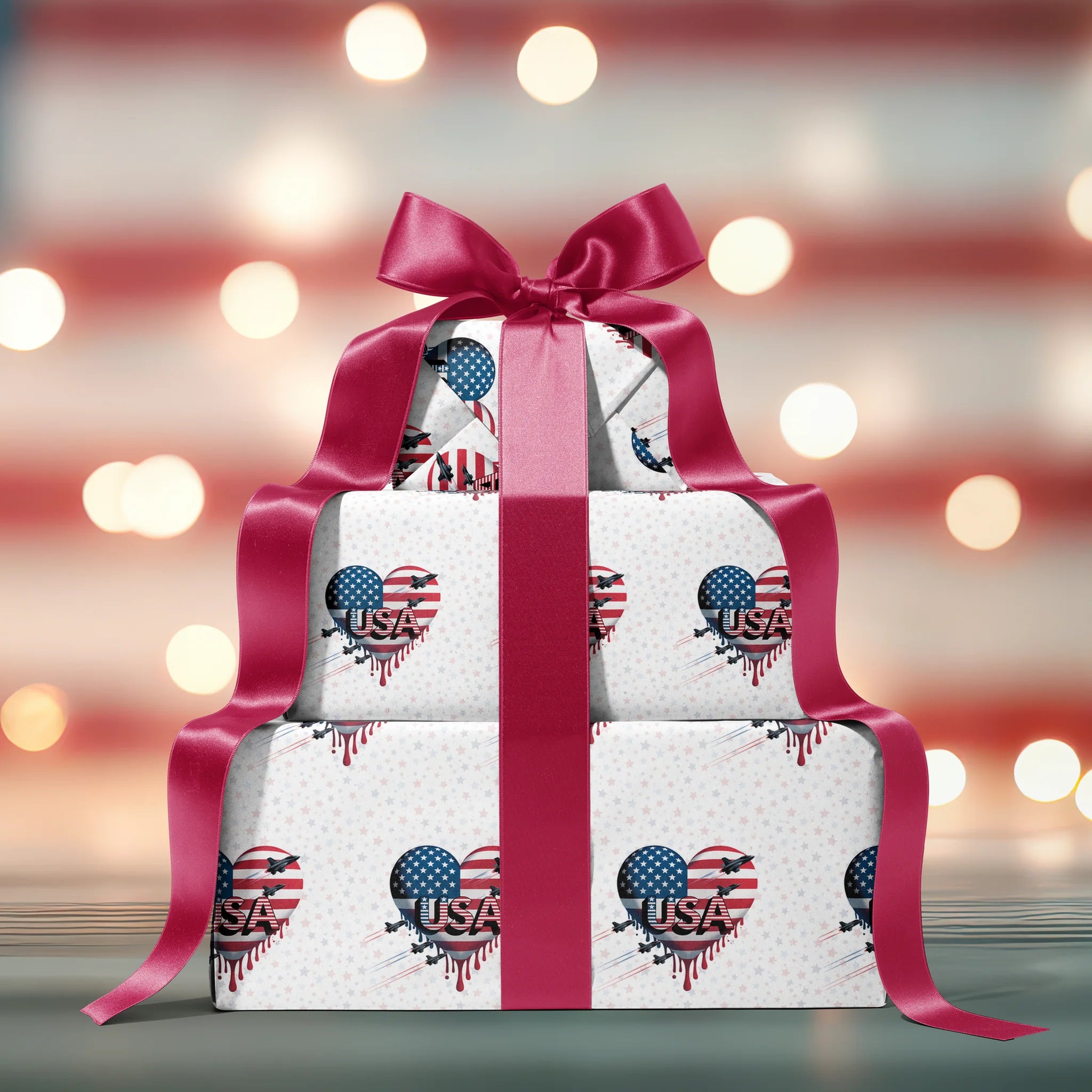 Flying Formation Jets Gift Wrapping Paper