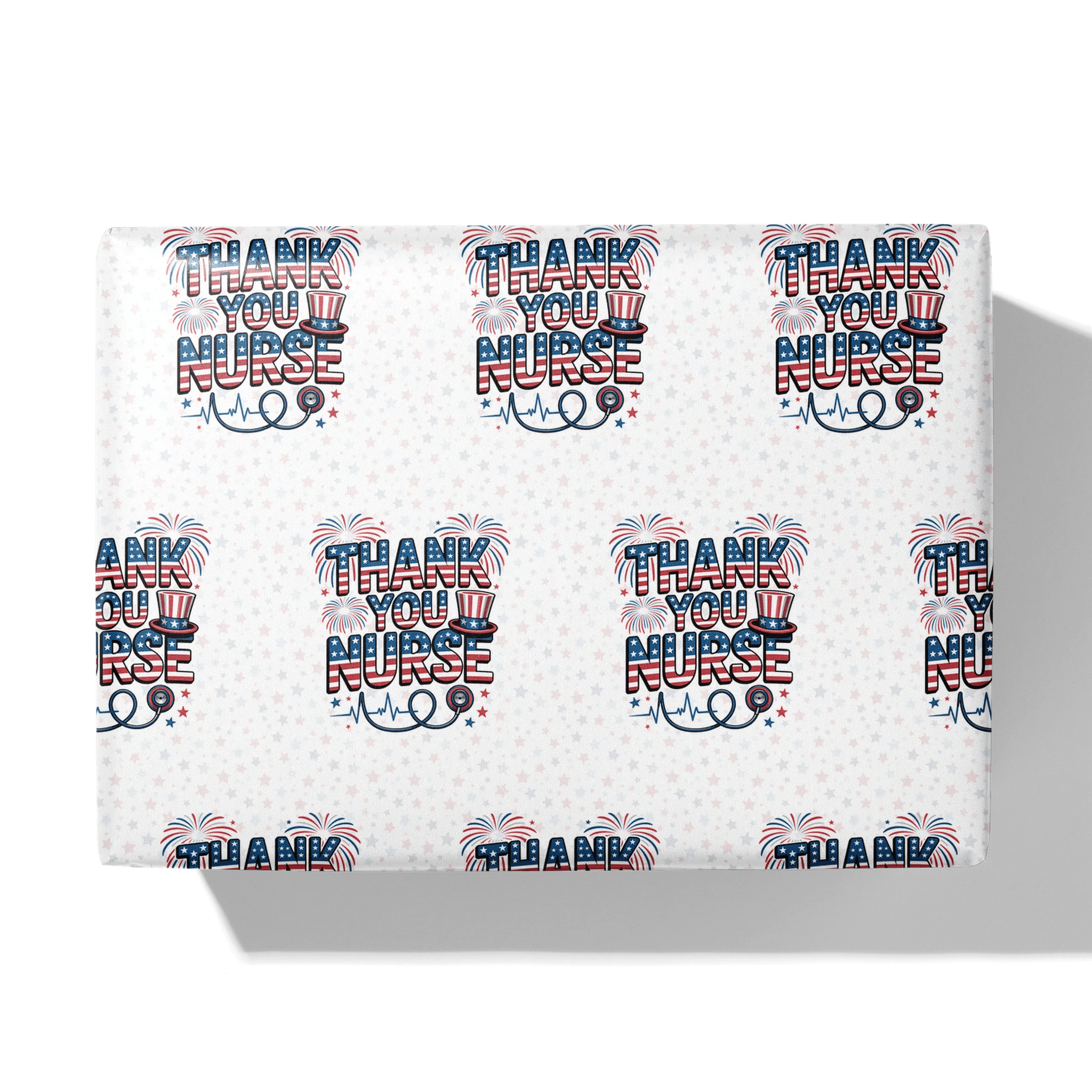 Caring Tribute Nurse Gift Wrapping Paper