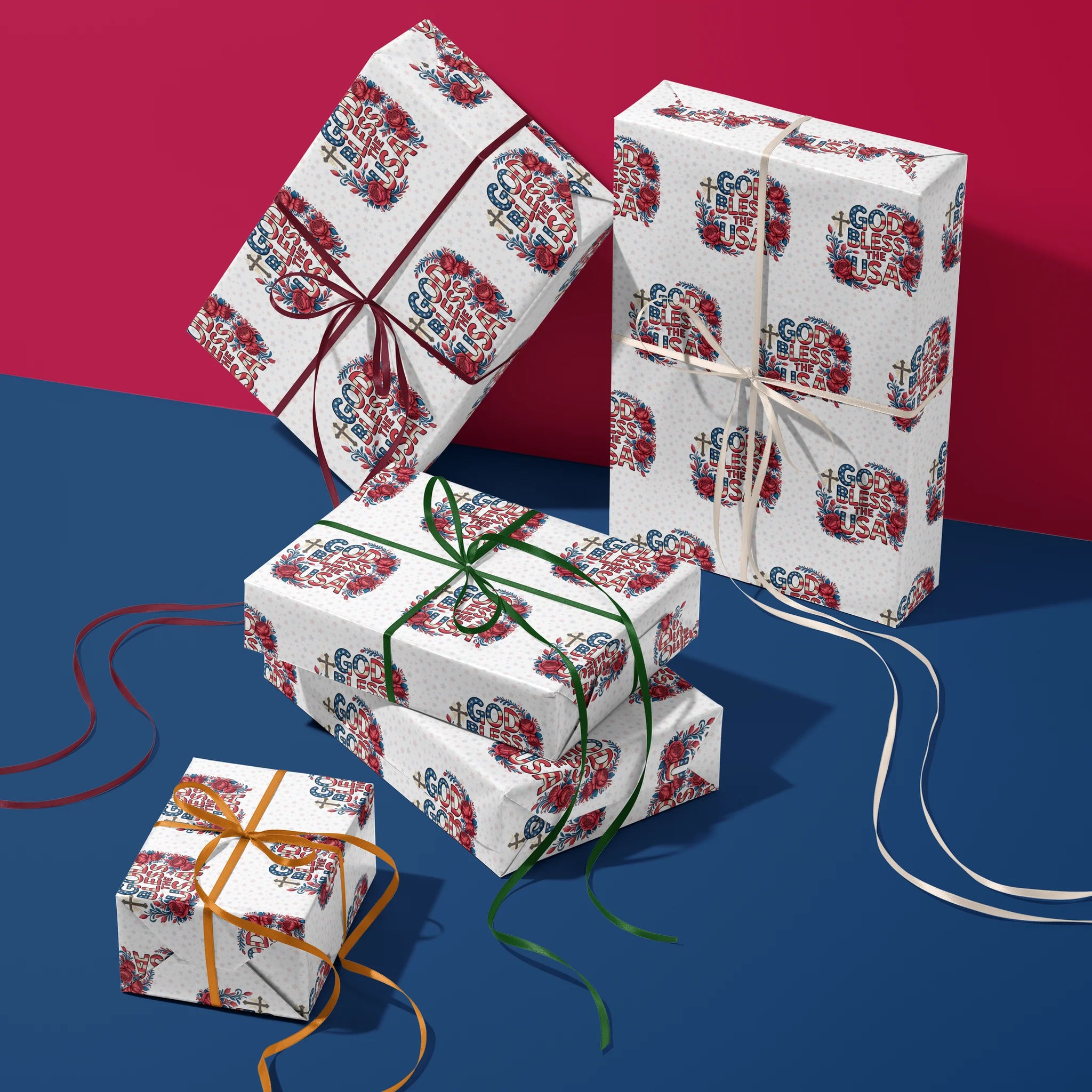 Blessed Banner Faith Gift Wrapping Paper