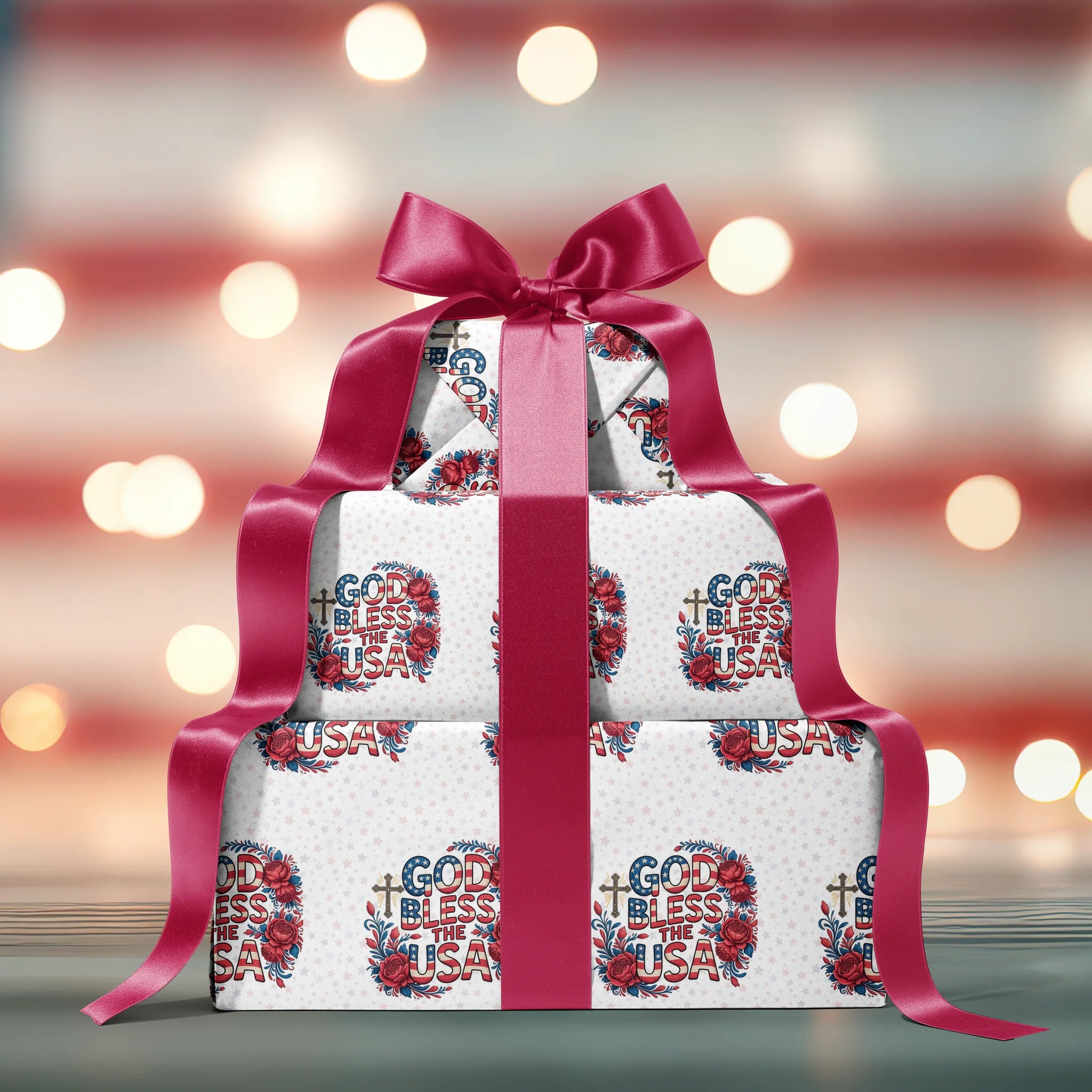 Blessed Banner Faith Gift Wrapping Paper