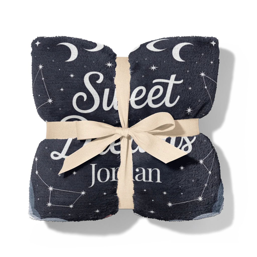 Sweet Dreams Personalized Plush Blanket