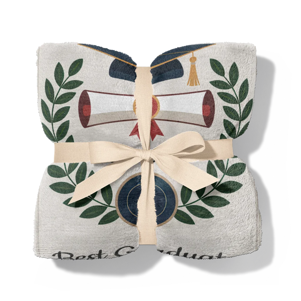 Graduation Achievement Personalized Plush Blanket