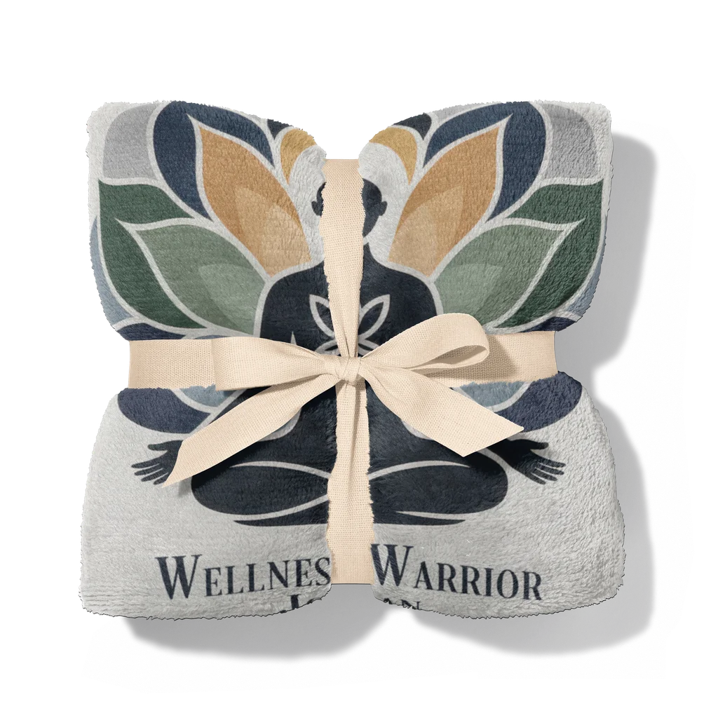 Mental Health Journey Personalized Plush Blanket