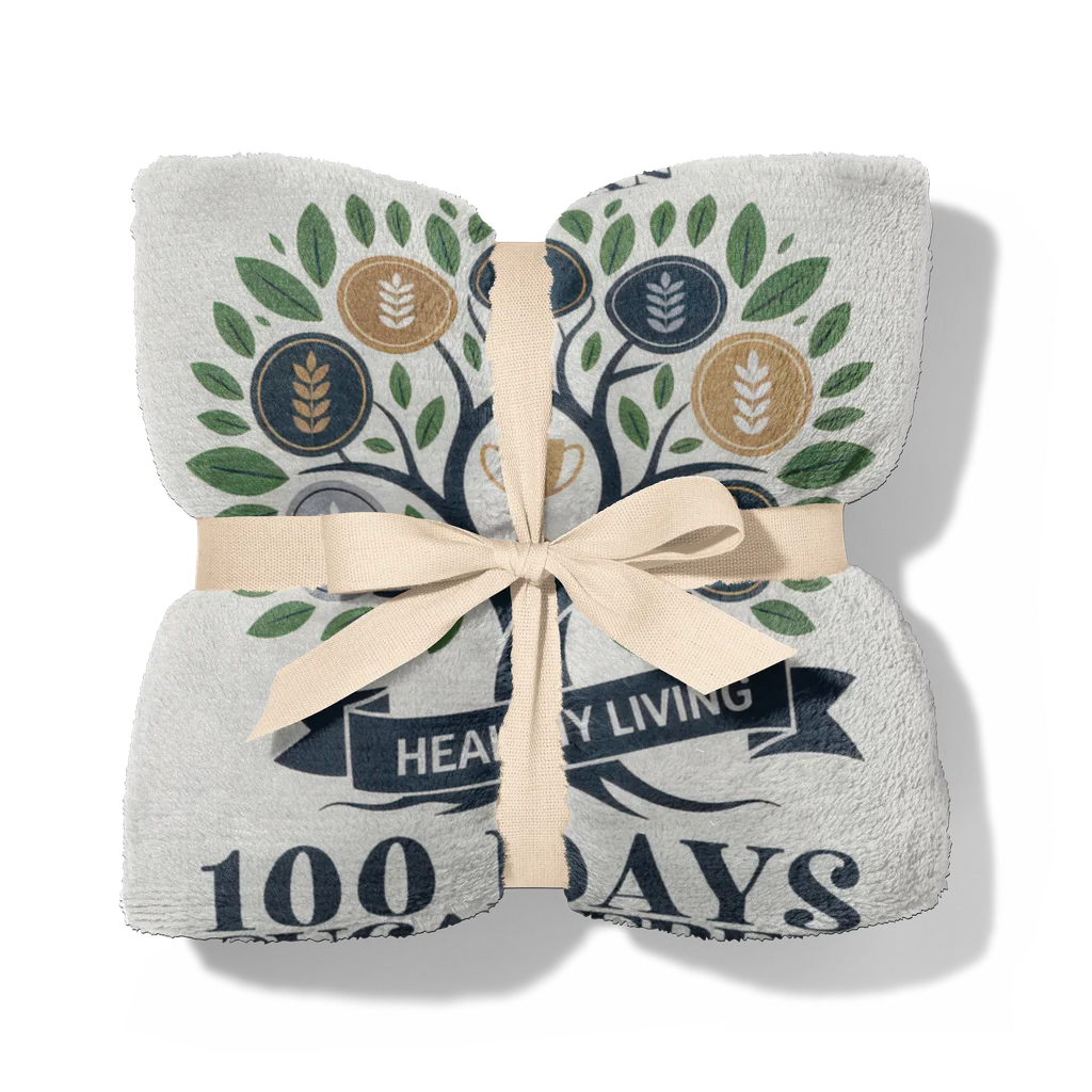Men's Healthy Lifestyle Personalized Plush Blanket