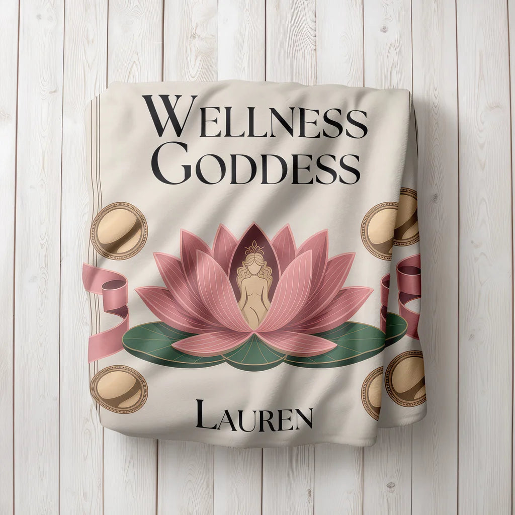 Wellness Goddess Personalized Plush Blanket