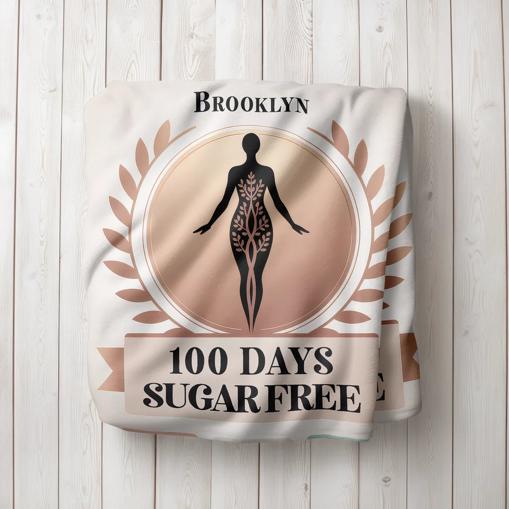 Women's Healthy Lifestyle Personalized Plush Blanket