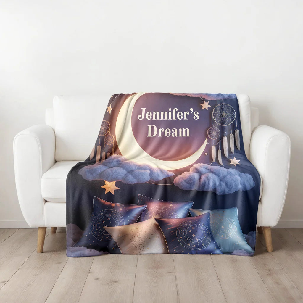 Dream Relaxation Personalized Plush Blanket