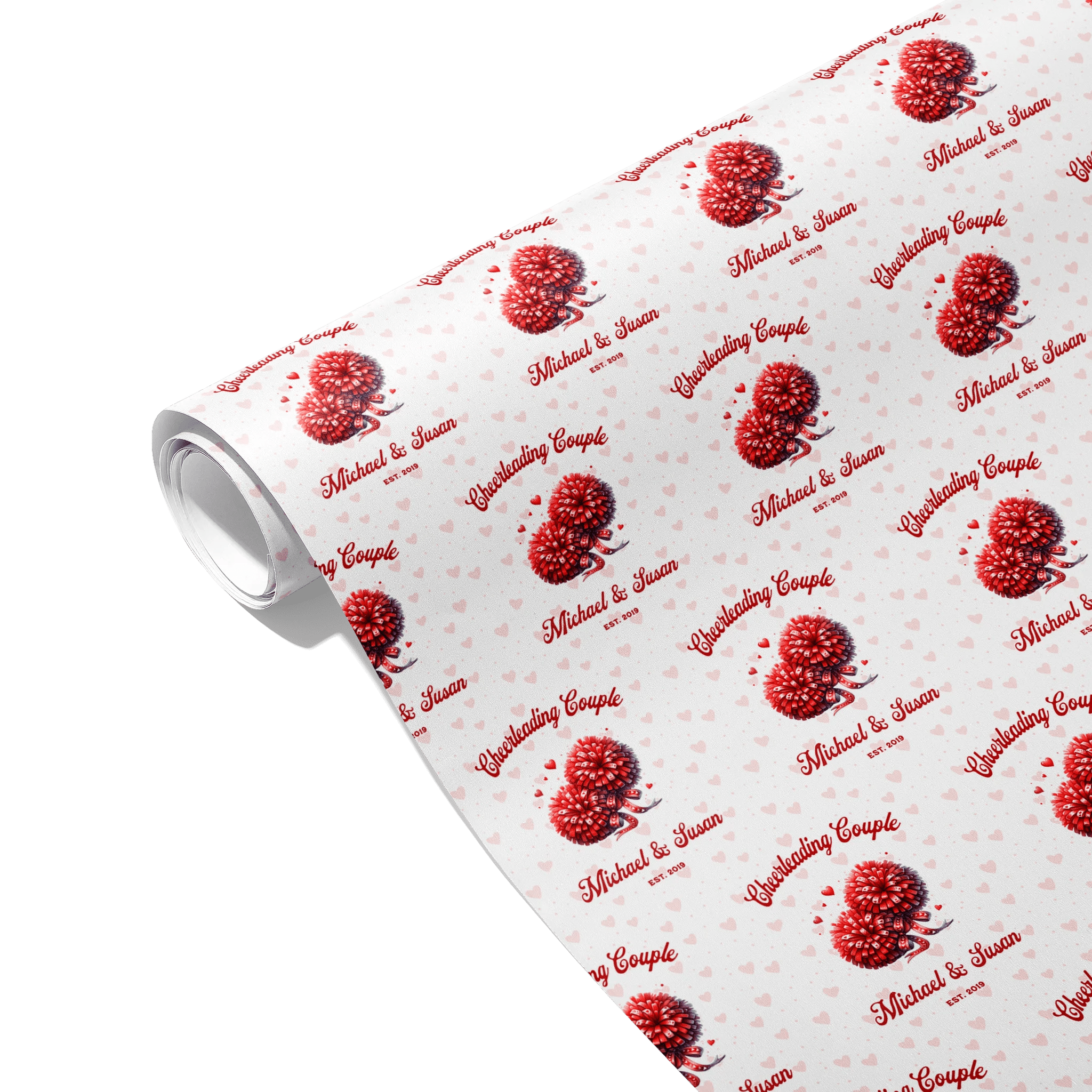 Cupid’s Cheer Gift Wrapping Paper